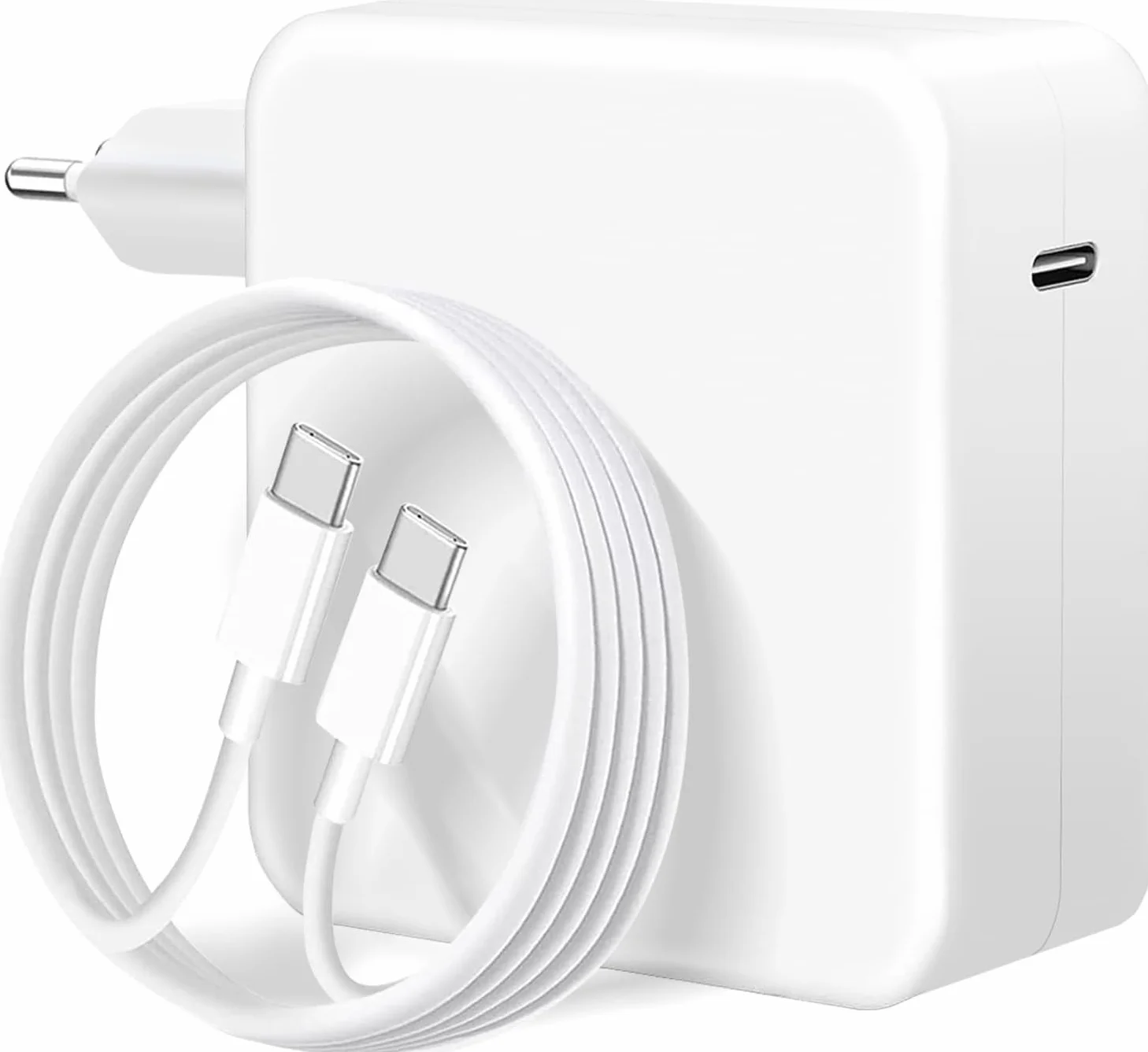 Caricabatteria da 96W per Mac Book Pro, compatibile con Mac Book Pro 13/14/15/16 pollici, Mac Book Air 2021/2020/2019/2018, iPad Pro 12.9/11", cavo USB C a C 2M/6.6FT