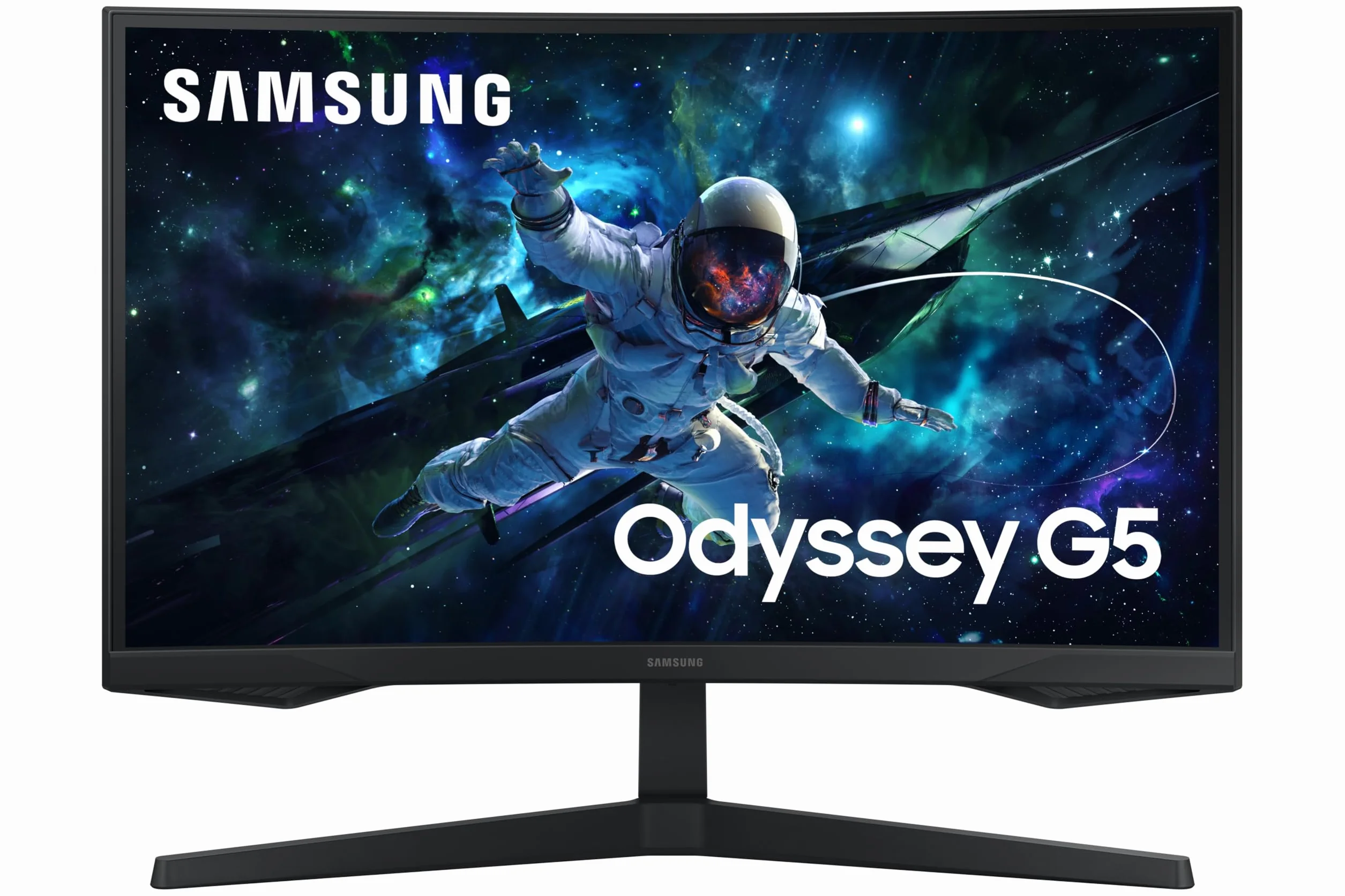 Samsung Gaming Monitor Odyssey G5 S27CG554 27 cali 2560x1440 WQHD 2K HDR10 VA 165 Hz 1 ms FreeSync HDMI DisplayPort