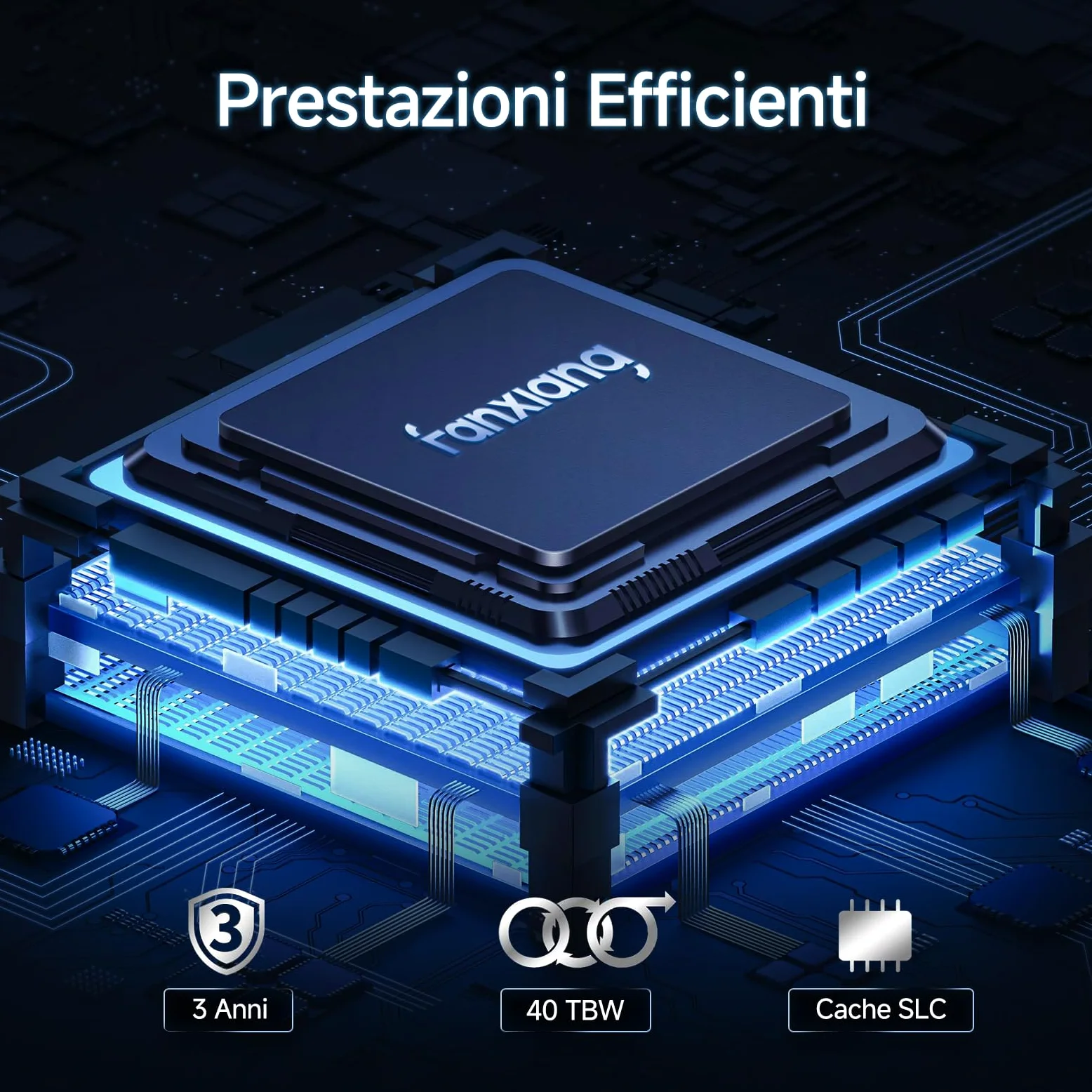 fanxiang S201 SSD SATA 128GB, M.2 2280 SATA Hard Disk SSD Interno, Cache SLC 3D NAND, Fino a 550 MB/s - Compatibile con Computer Portatili e Computer Desktop