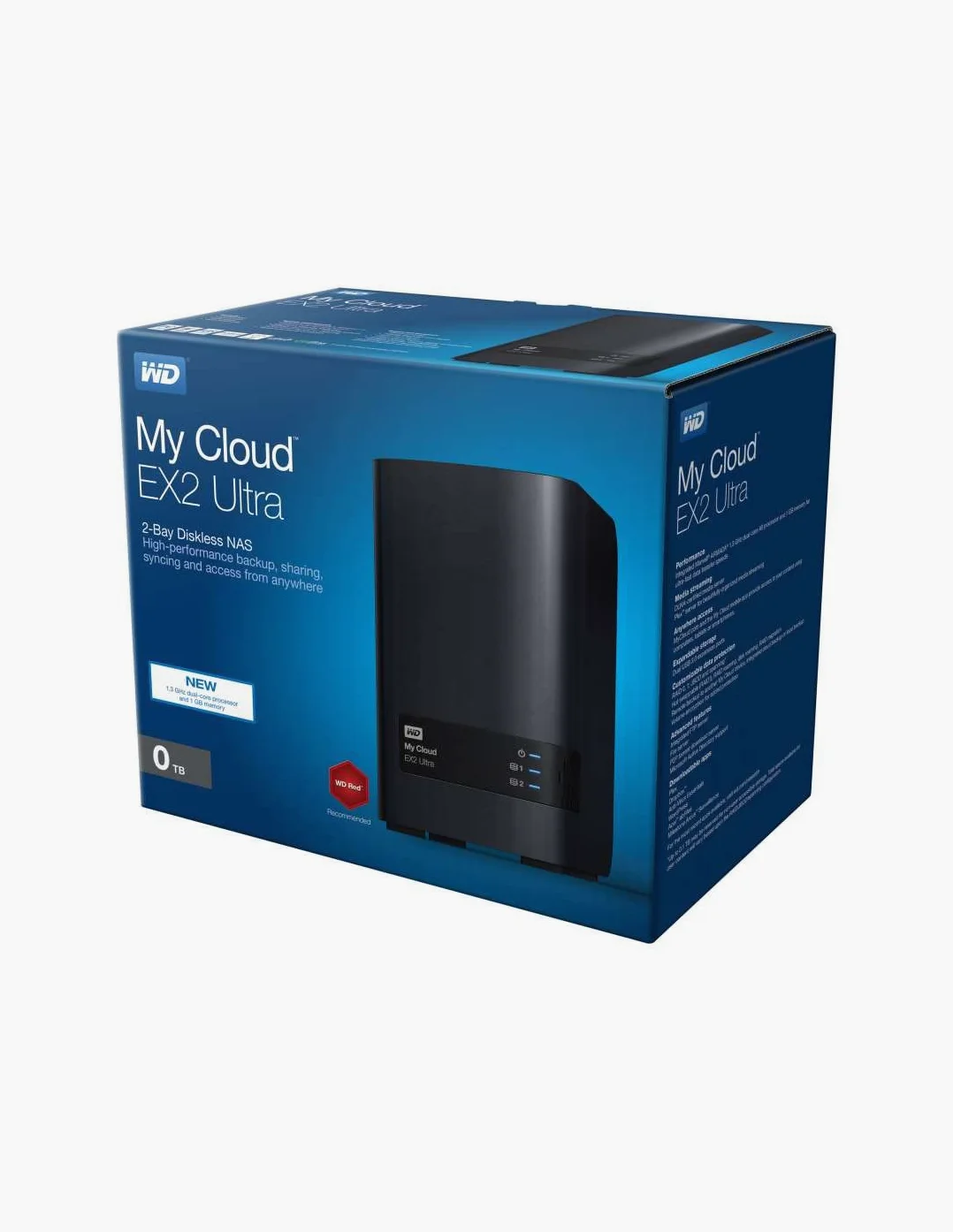 WD Diskless My Cloud EX2 Ultra Network Attached Storage