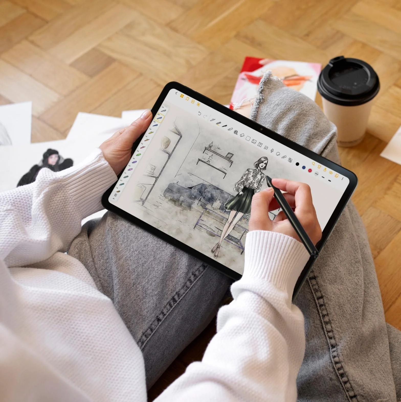 TCL Tablet TAB 11 Gen 2, Display NXTVISION da 11 pollici, Memoria da 256GB (Espandibile fino a 1TB), RAM da 6GB (+6GB di Espansione RAM), Batteria da 8000mAh, Ricarica Rapida, Tablet Android WiFi