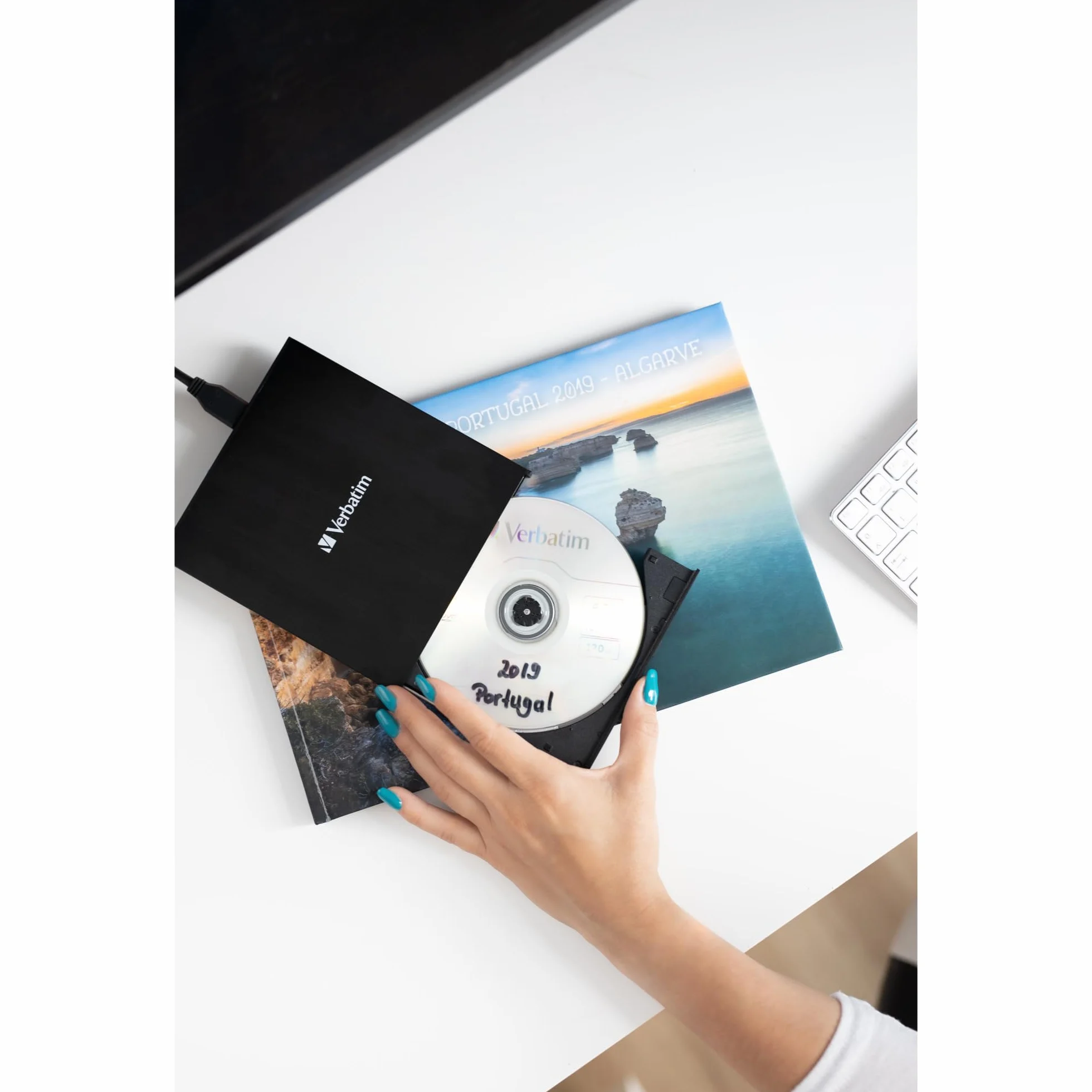 MOBILE DVD REWRITER USB 2.0 BLACK (LIGHT VERSION)
