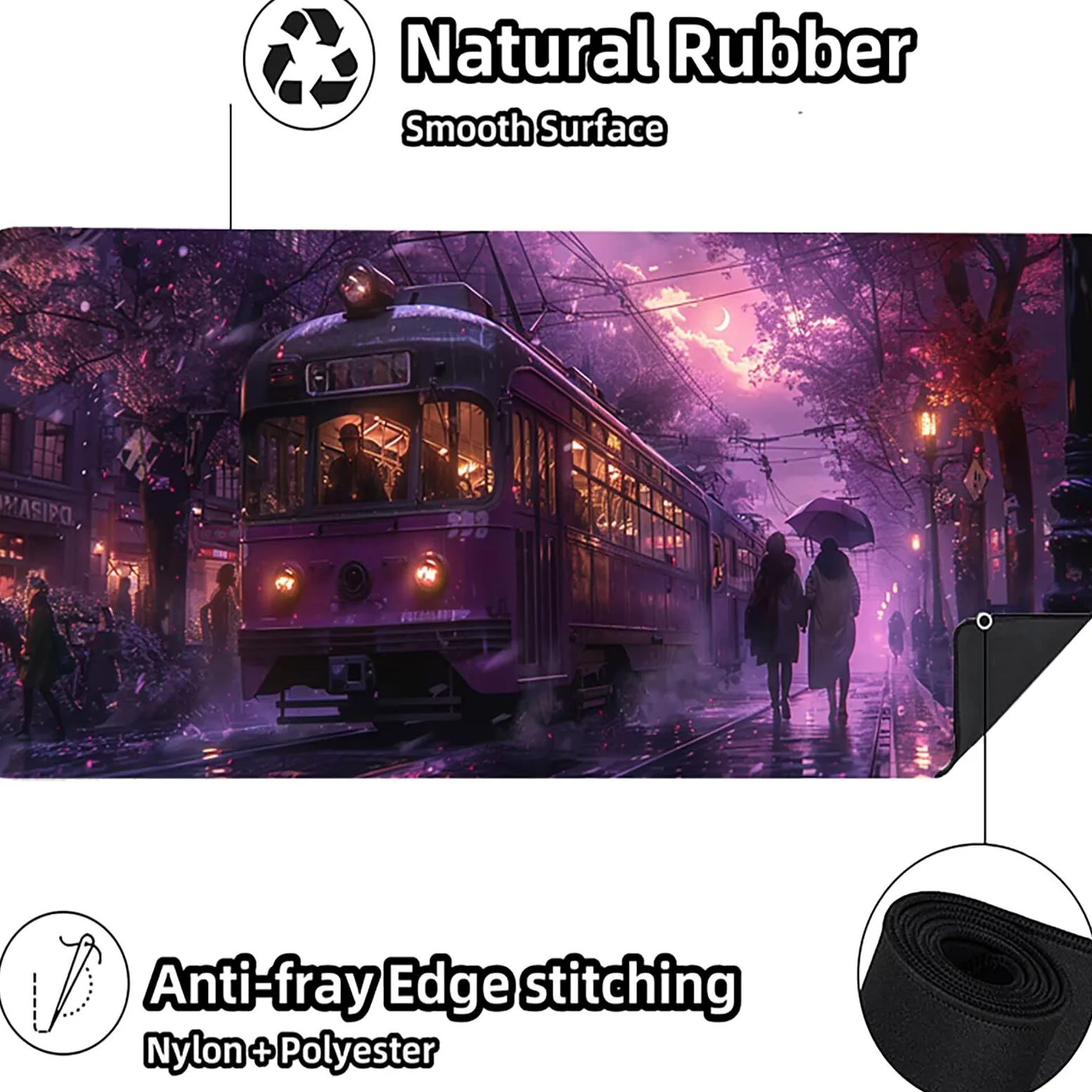 Tappetino Mouse XXL 1500 x 800 mm, Tappetino Mouse Strada, Gaming Mousepad Migliorare la Velocità e la Precisione, Mouse Pad con Base in Gomma Antiscivolo, Ufficio Accessori Gaming, Rosa B-4082
