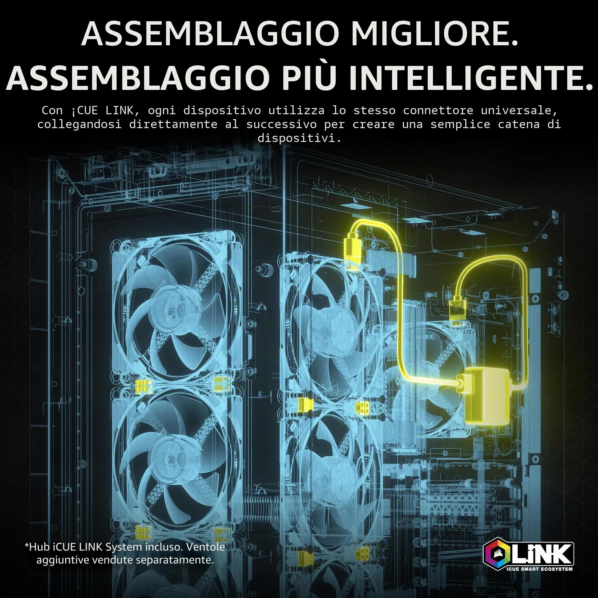 Raffreddamento Ad Acqua - Corsair - Icue Link Titan 240 Rx - Rgb - Nero