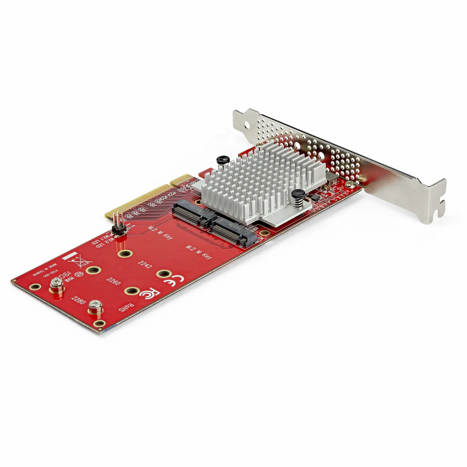 StarTech.com Adattatore PCI Express 3.0 x 8 per SSD M.2 NVMe - PCIe 3.0 (PEX8M2E2)