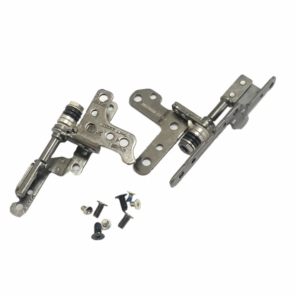 Gintai Set di Cerniere LCD Sinistro + Destro di Ricambio per Lenovo Ideapad 5-15IIL05 81YK 5-15ARE05 81YQ 5-15ITL05 82FG, con 8 Viti