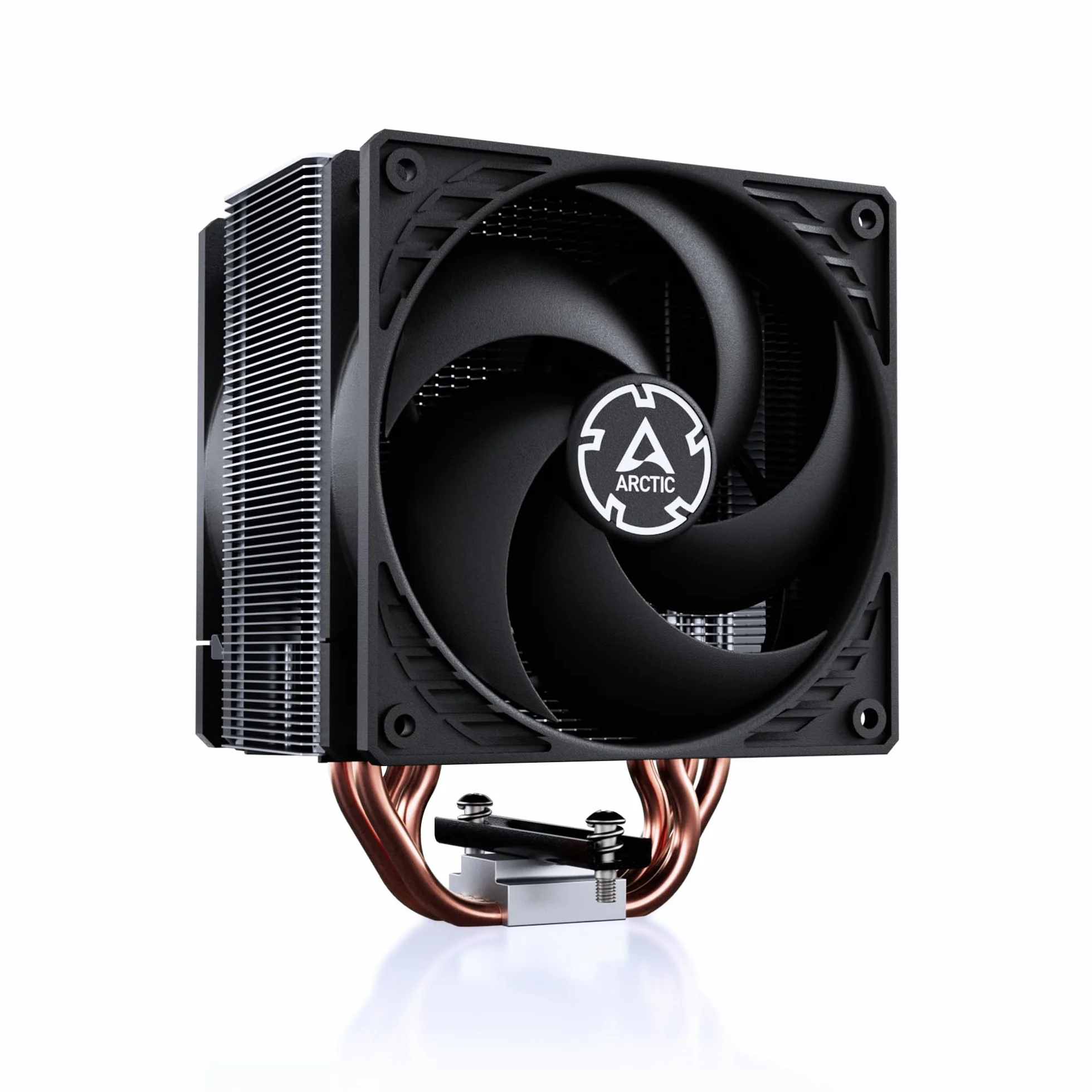 ARCTIC Freezer 36 - Dissipatore CPU a torre singola con push-pull, due ventole P da 120 mm ottimizzate per la pressione, cuscinetto fluidodinamico, 200-1800 rpm, 4 heatpipes, incl. pasta termica MX-6