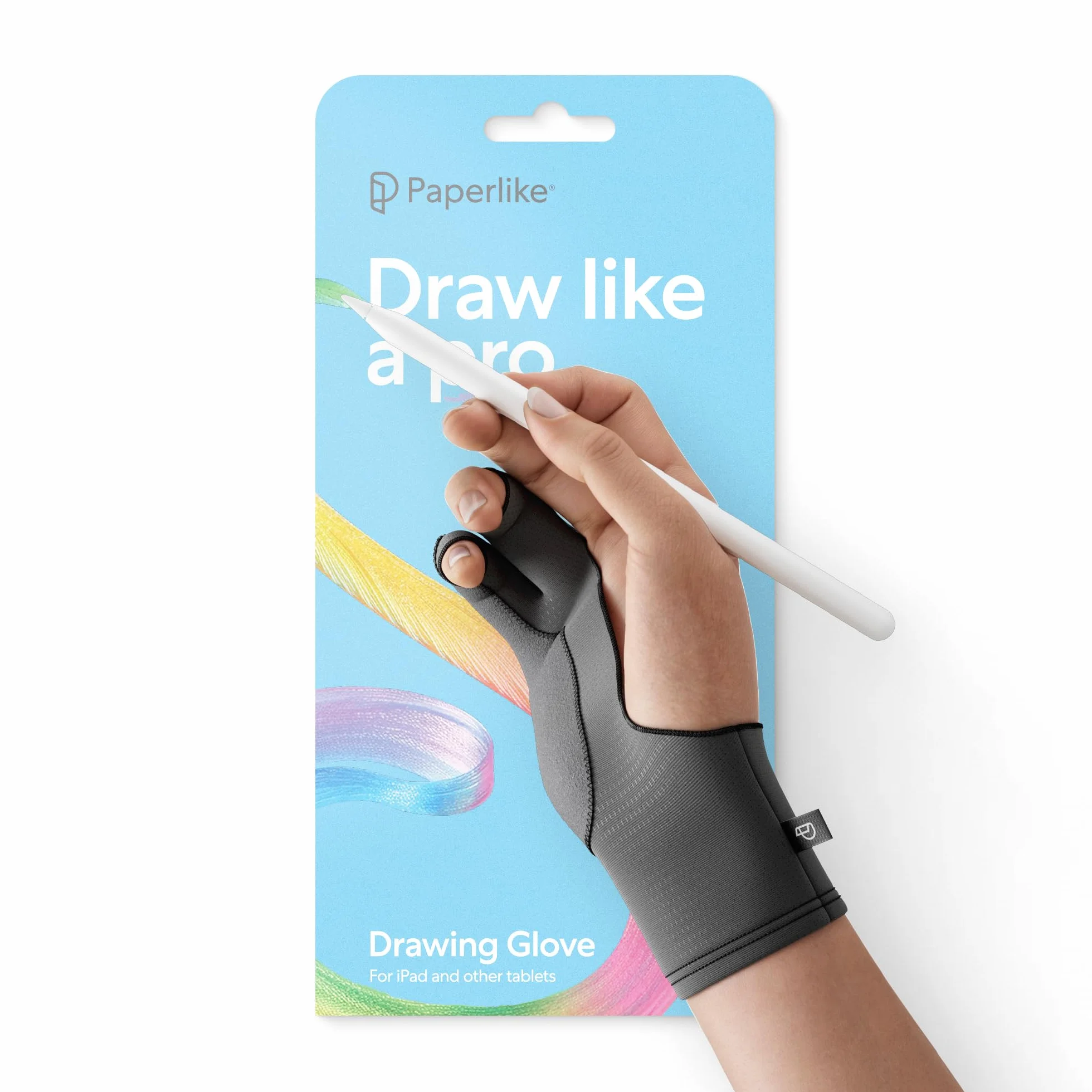 Paperlike's Drawing Glove per iPad - Guanto per Artisti per Disegnare su Tablet (Destra e Sinistra; 3 Misure: S, M, L)