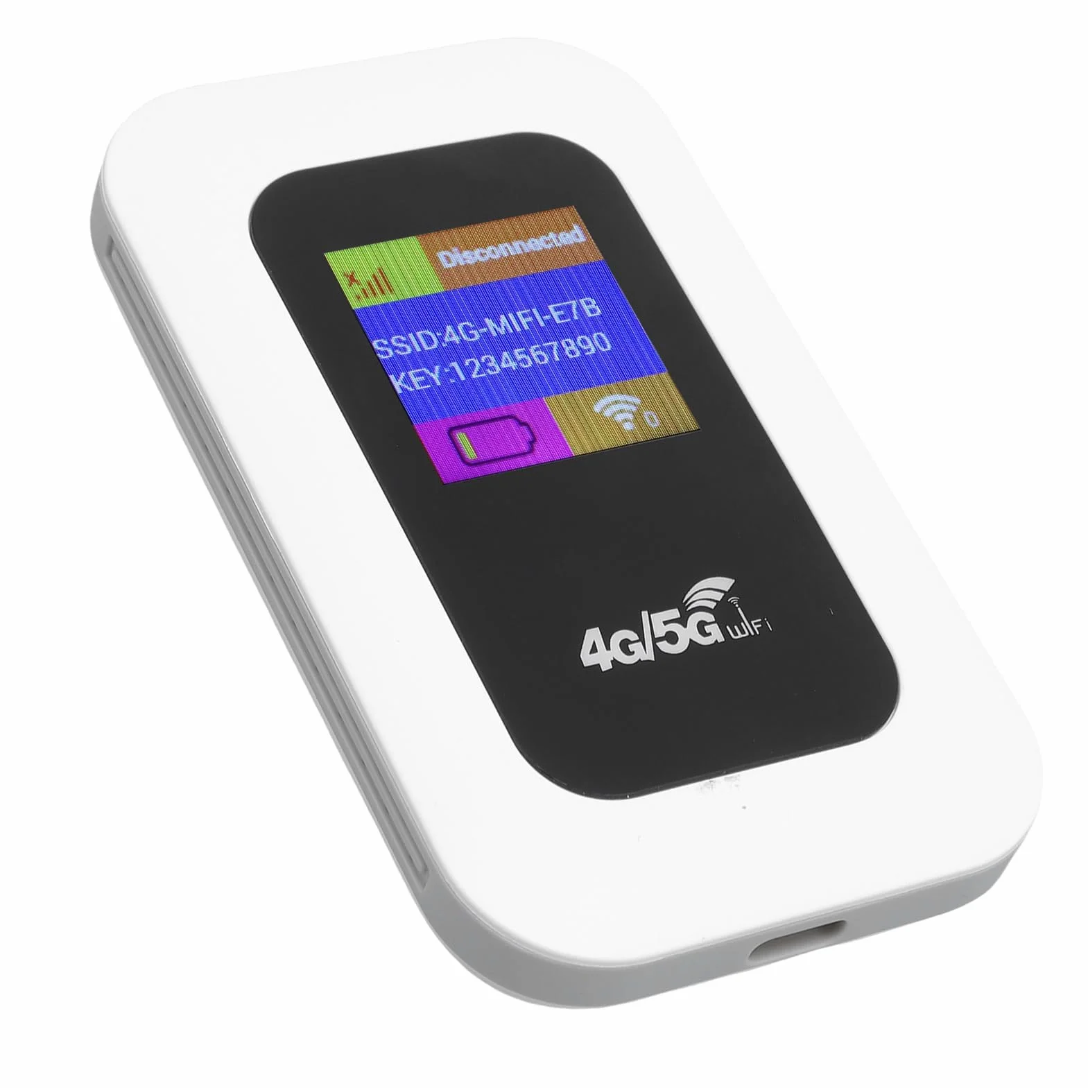 Ejoyous Hotspot mobile, WiFi 5G 300Mbps Plug and Play Slot per scheda SIM Router WiFi WiFi portatile Fino a 10 utenti WiFi