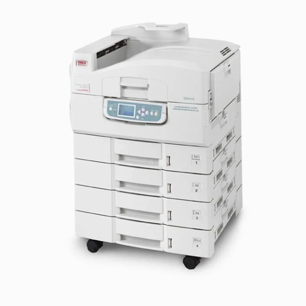 ECOPRO - Supporti Originale per le stampanti OKI Business Card formato A4 270gr mq pre-fustellati - Bianco - da 50 fogli A4 - Cod 9002985