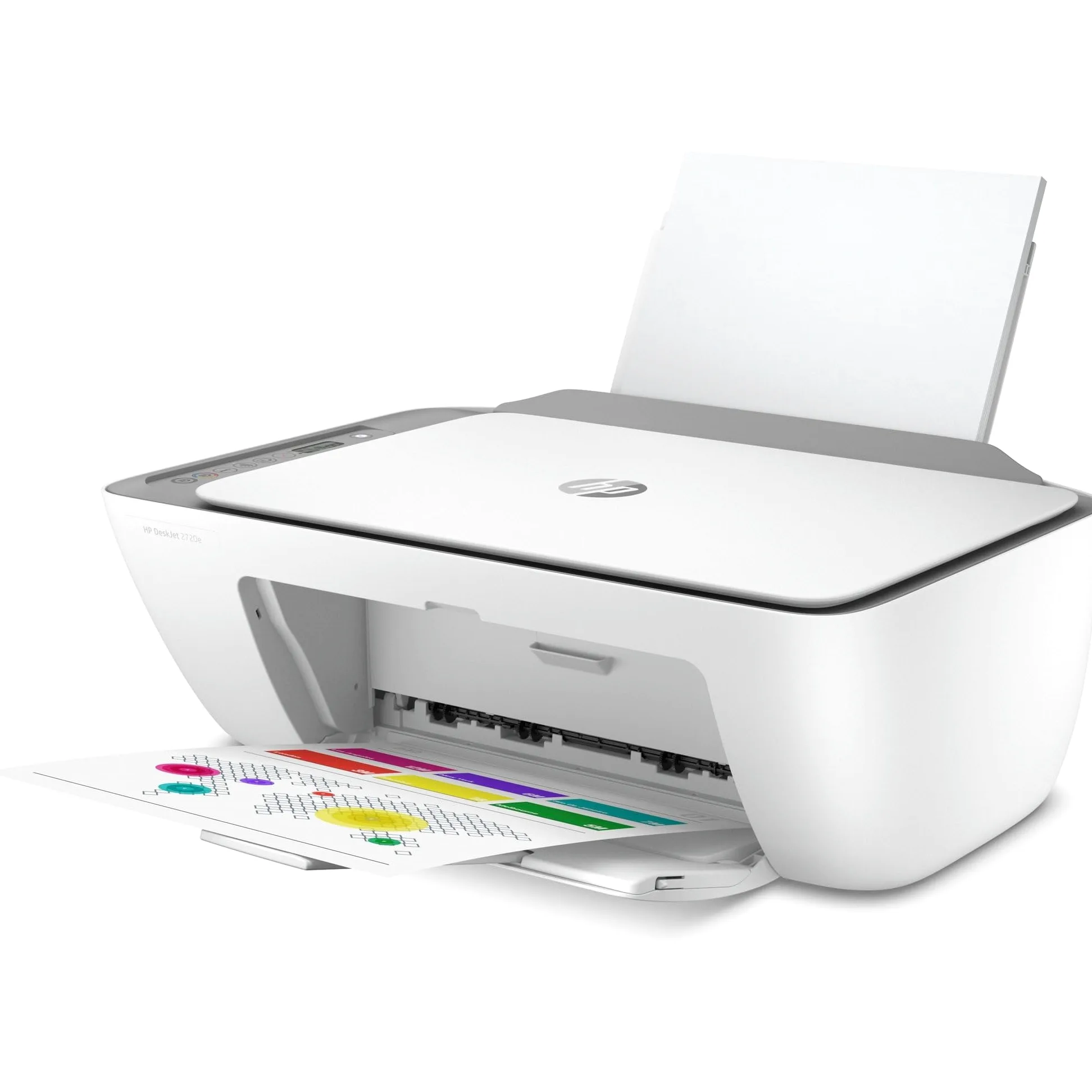 HP DeskJet 2720e 26K67B, Stampante Multifunzione a Getto d'Inchiostro A4 a Colori, Fronte e Retro Manuale, 7,5 ppm, Wi-Fi, 6 Mesi di Inchiostro Instant Ink Inclusi, Bianca