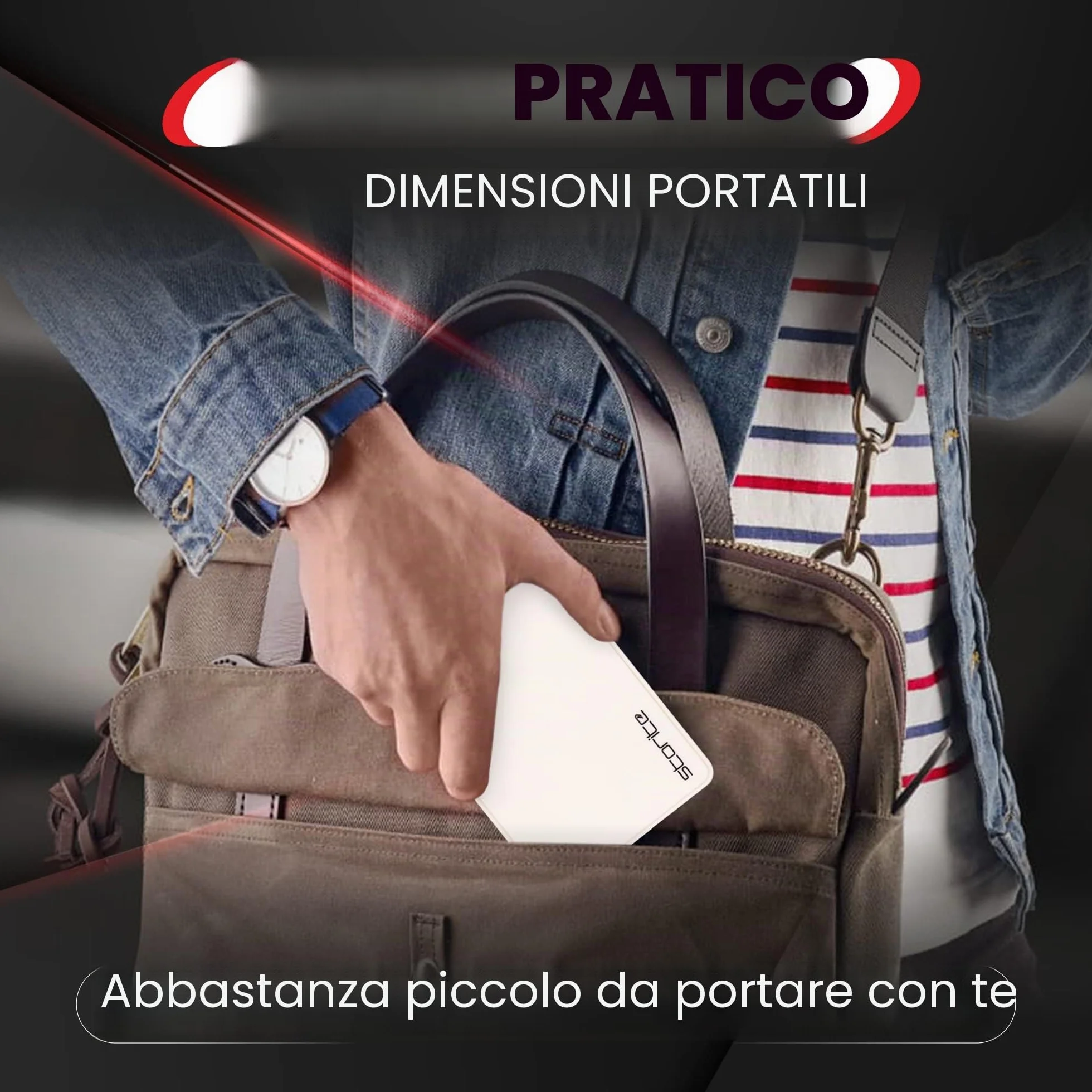 Storite Disco rigido esterno 1 TB HDD USB 3.0 ultraveloce e sottile per espansione dati e backup - Disco rigido portatile compatibile con Mac, laptop, PC e console di gioco (bianco)