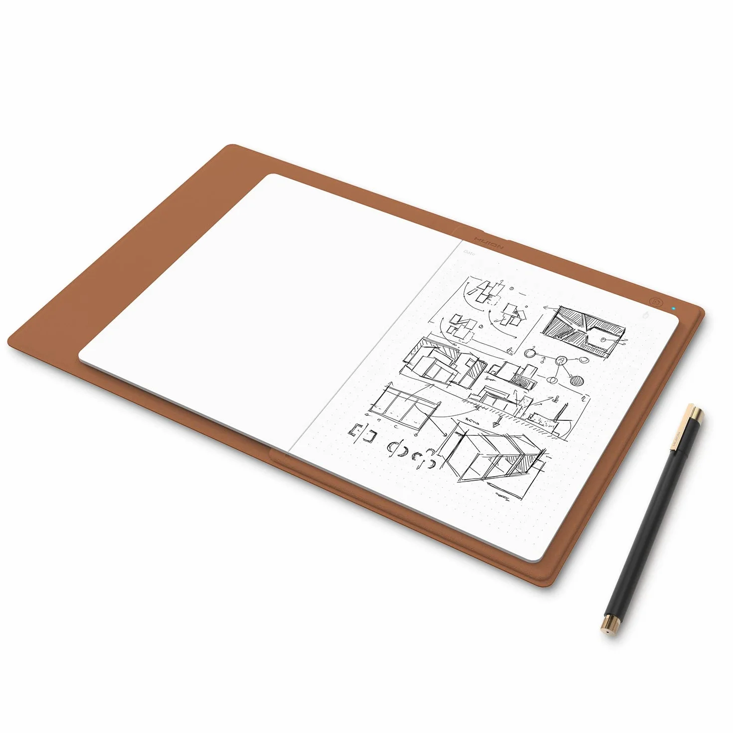 HUION Note X10 - Taccuino Digitale Intelligente Bluetooth 5.0 con 8192 Livelli di Pressione per Prendere Appunti e Fare Schizzi Compatibile con Android/iOS/Windows/MacOS/Linux