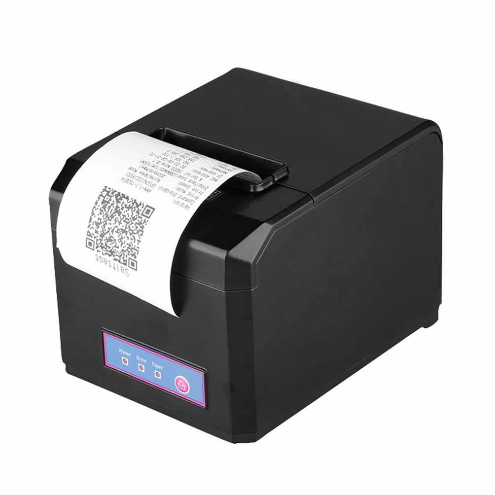 EXCELVAN Senza Fili Stampanti a Matrice WiFi 300mm/sec 80mm Auto-Cut Stampante Termica DOT ESC/POS Wireless Thermal Receipt Stampante USB Ethernet Port