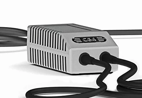 Alimentatore di rete C64 FDD Dual Modern EU – Alimentatore di ricambio C64 FDD doppio, spina UE (grigio)