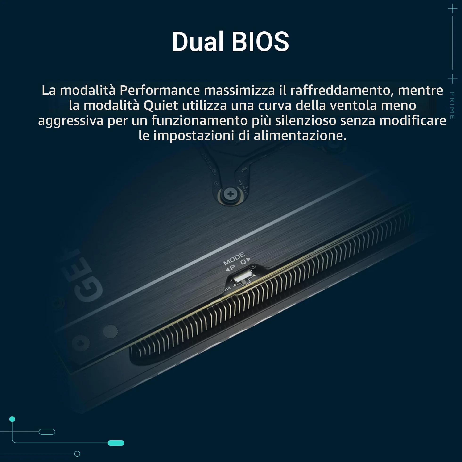 ASUS PRIME NVIDIA GeForce RTX 5080 OC Edition, Scheda Grafica 16 GB GDDR7, 256 Bit, PCIe 5.0, 1 HDMI, 3 DisplayPort, Software GPU Tweak III, Nera, PRIME-RTX5080-O16G