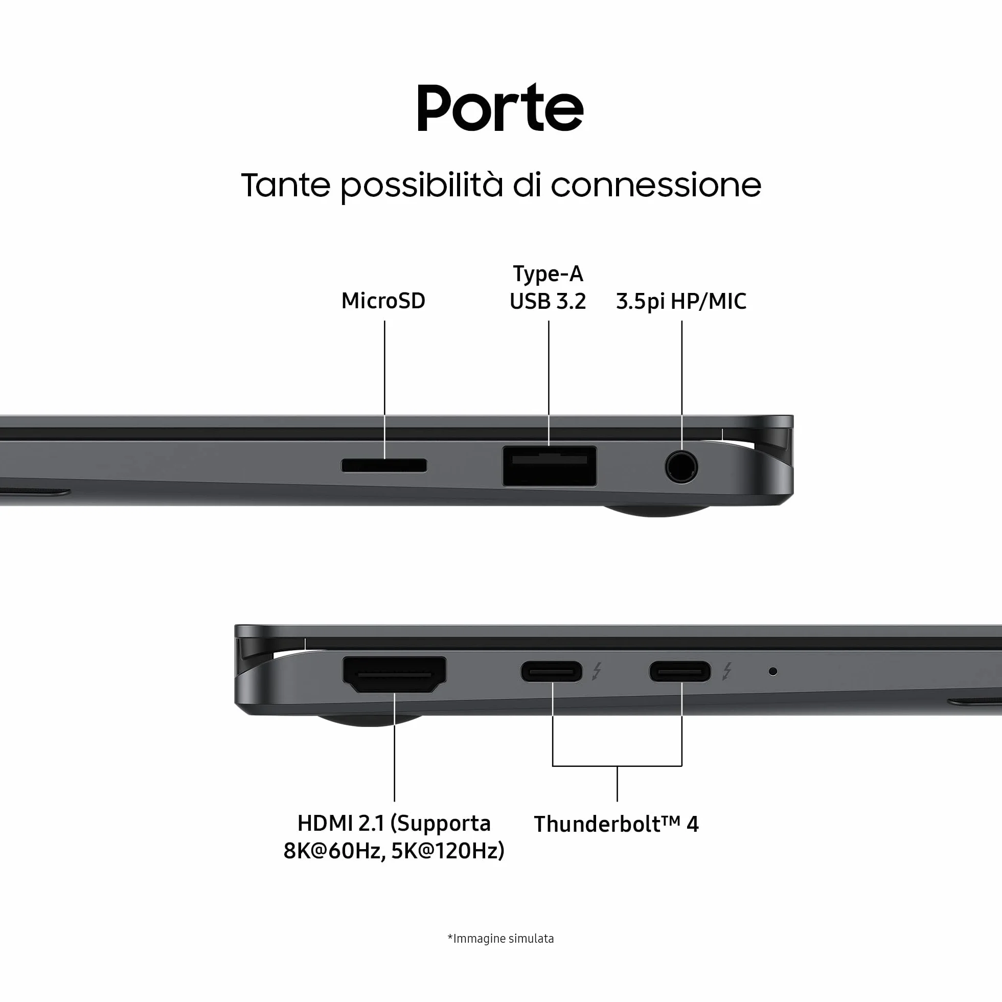 Samsung Galaxy Book5 Pro 360 16", Garanzia 3 anni, AI PC, Processore Intel Core Ultra 7 Serie 2, 16GB RAM, 1TB SSD, Display touch 3K Dynamic AMOLED 2X, S Pen, Windows 11 Home, Copilot+ PC, Gray [ITA]