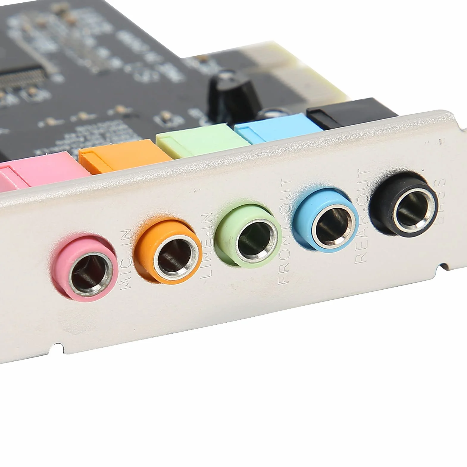 Scheda Audio PCI-E Audio, Desktop CMI8738 Scheda Audio con Chip Audio Multicanale 5.1 con CD Driver, Scheda Audio PCIe 5.1 per 7 / Vista / XP 32/64 Bit