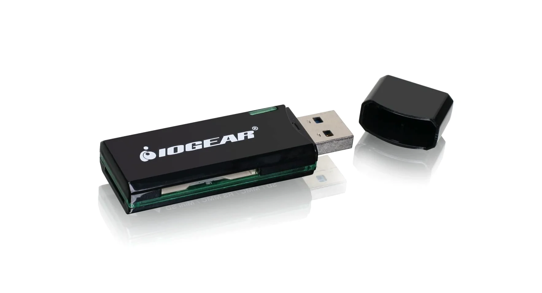iogear GFR304SD USB 3.0 Nero Lettore di schede