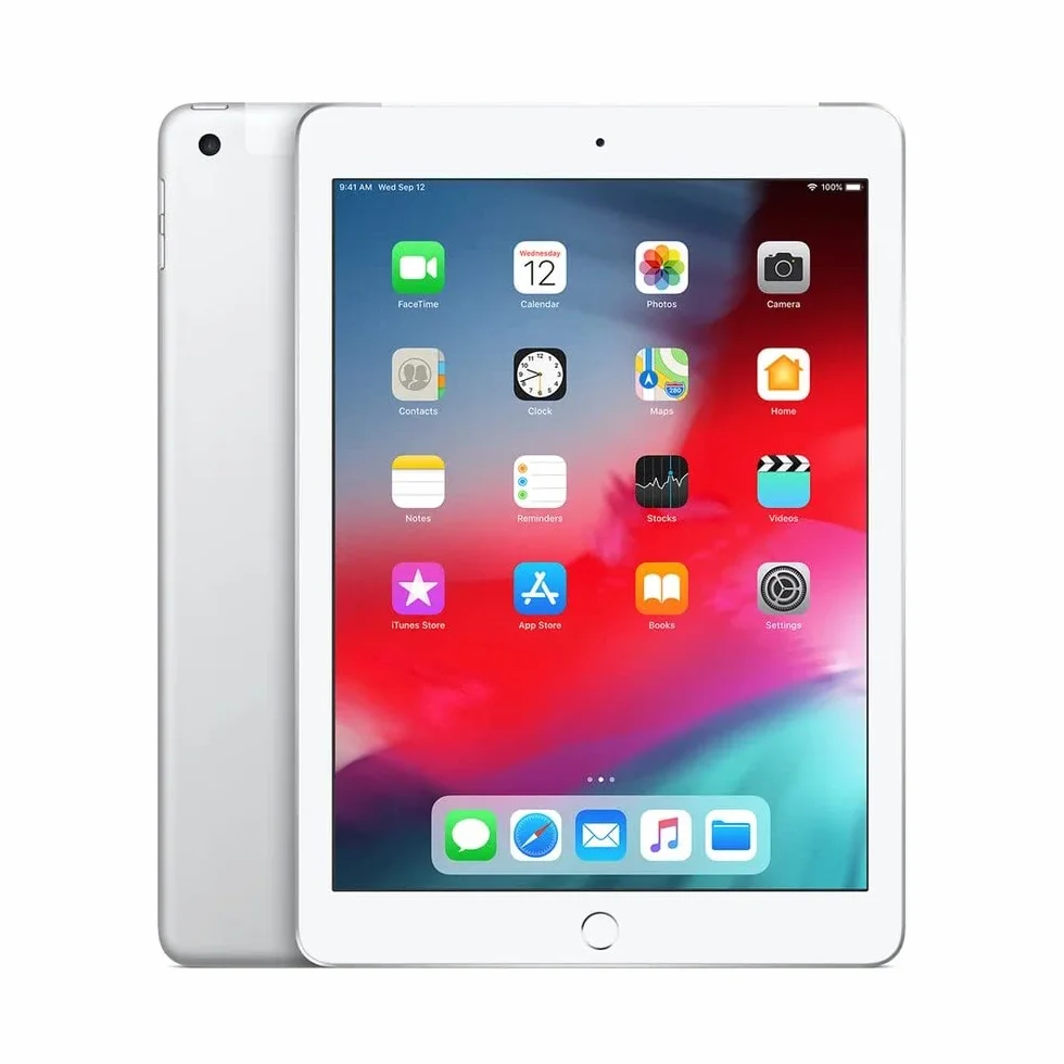 Apple iPad 9,7 (6th Gen) 32GB Wi-Fi + Cellular Argento Sbloccato Ricondizionato