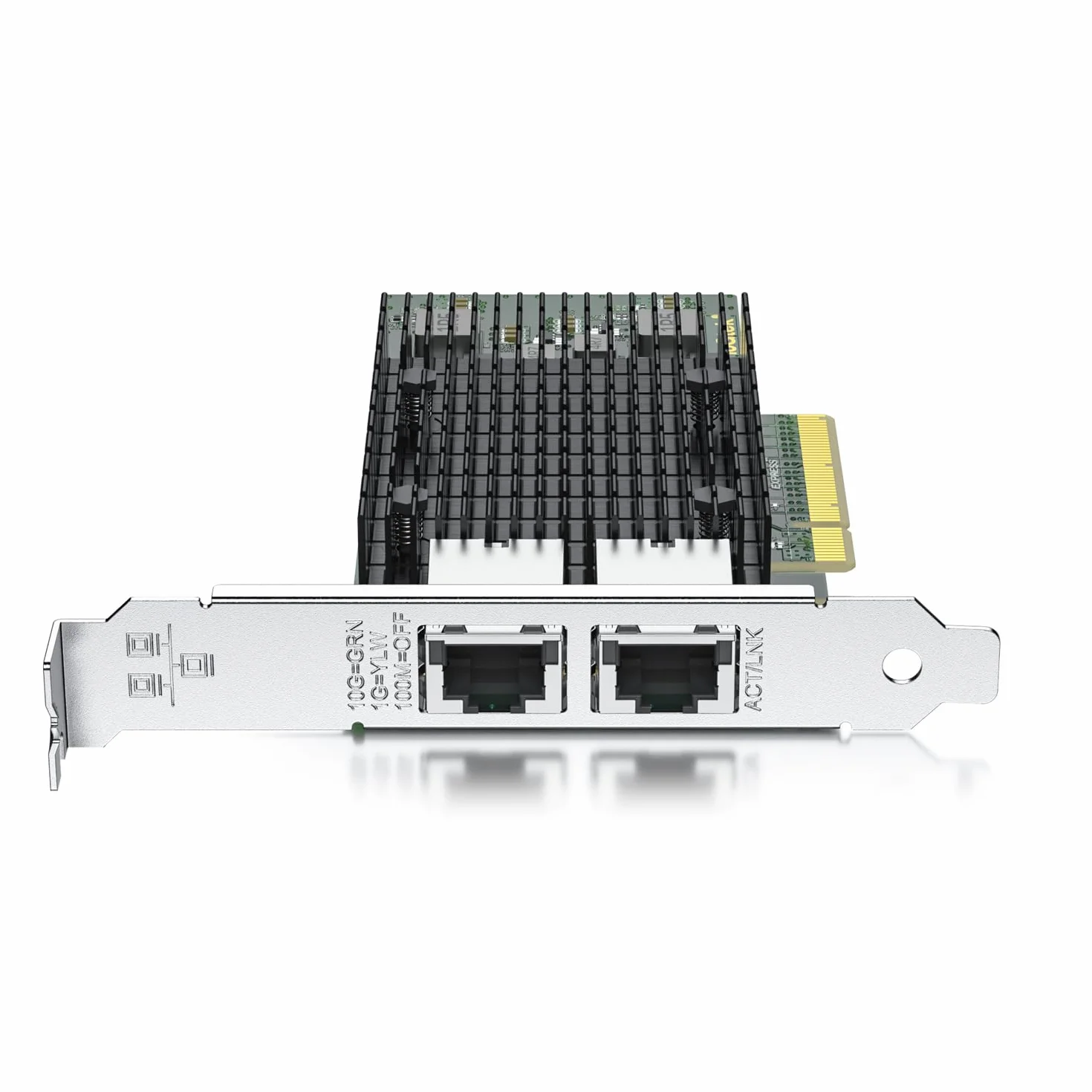 10Gtek per Intel X540-T2 10Gb PCI-E NIC Scheda di Rete, Dual Copper RJ45 Port, Intel X540 Controller, PCIe Ethernet LAN Adapter per Windows Server/Windows/Linux/ESX