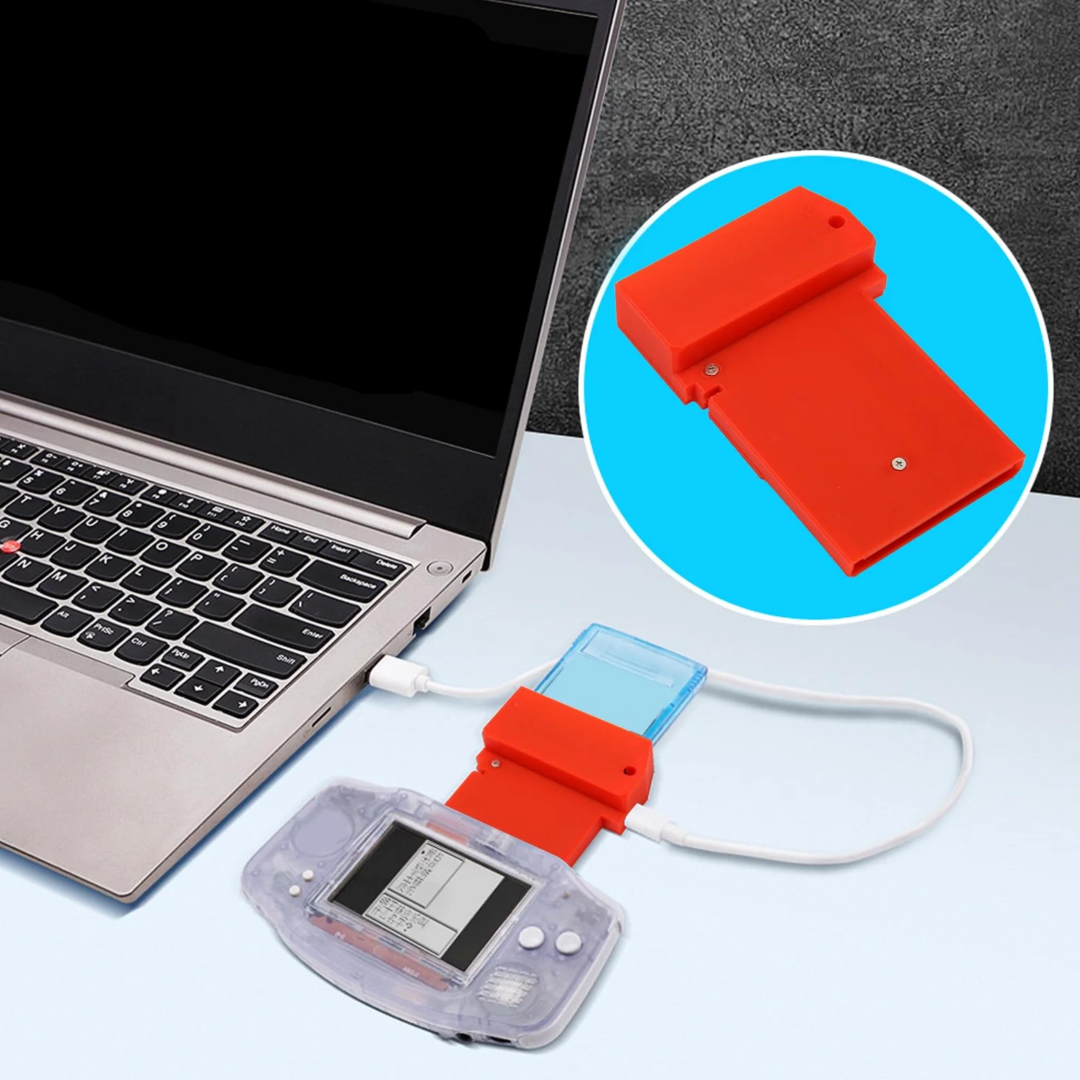 Scheda di acquisizione video fai da te per scheda Raspberry Pi Rp2040 per GB Interceptor per GBC per console GBP (Rosso)