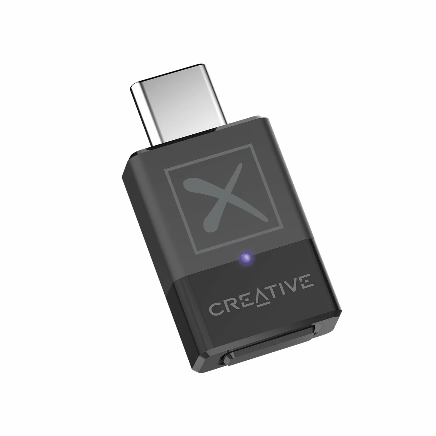 Creative BT-W5 Trasmettitore Audio Smart Bluetooth 5.3 con aptX Adaptive, Audio ad alta risoluzione a 24 bit/96 kHz, funzione di commutazione del dispositivo, funziona con PC/Mac/console di gioco