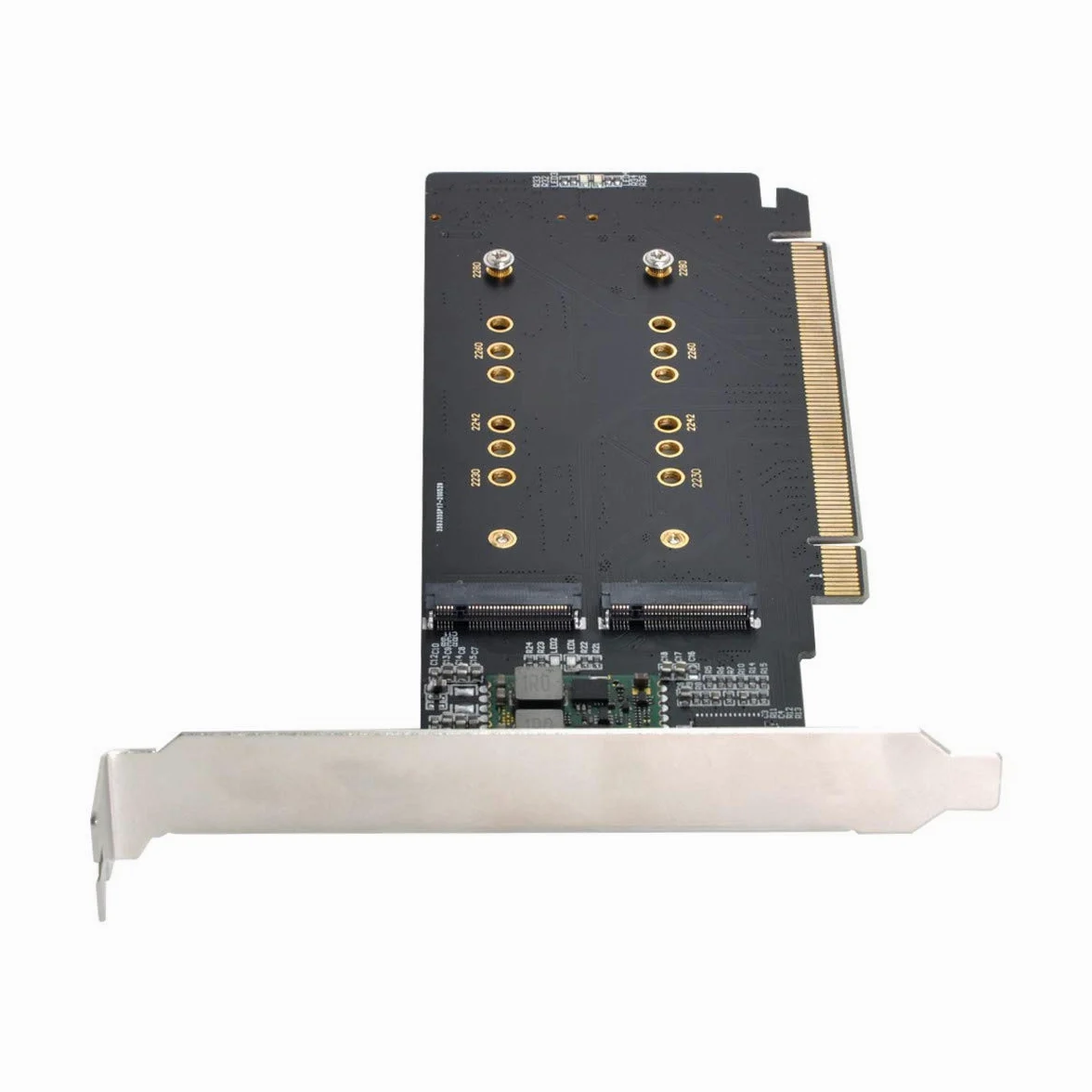 Cablecc 4 schede RAID NVME M.2 AHCI a PCIE Express 3.0 Gen3 X16 VROC Raid0 Hyper Adapter