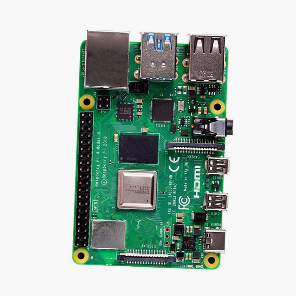 Raspberry Pi 4B 3B 3B+Modello B Scheda di sviluppo Kit RAM Core CPU (4B 2G)