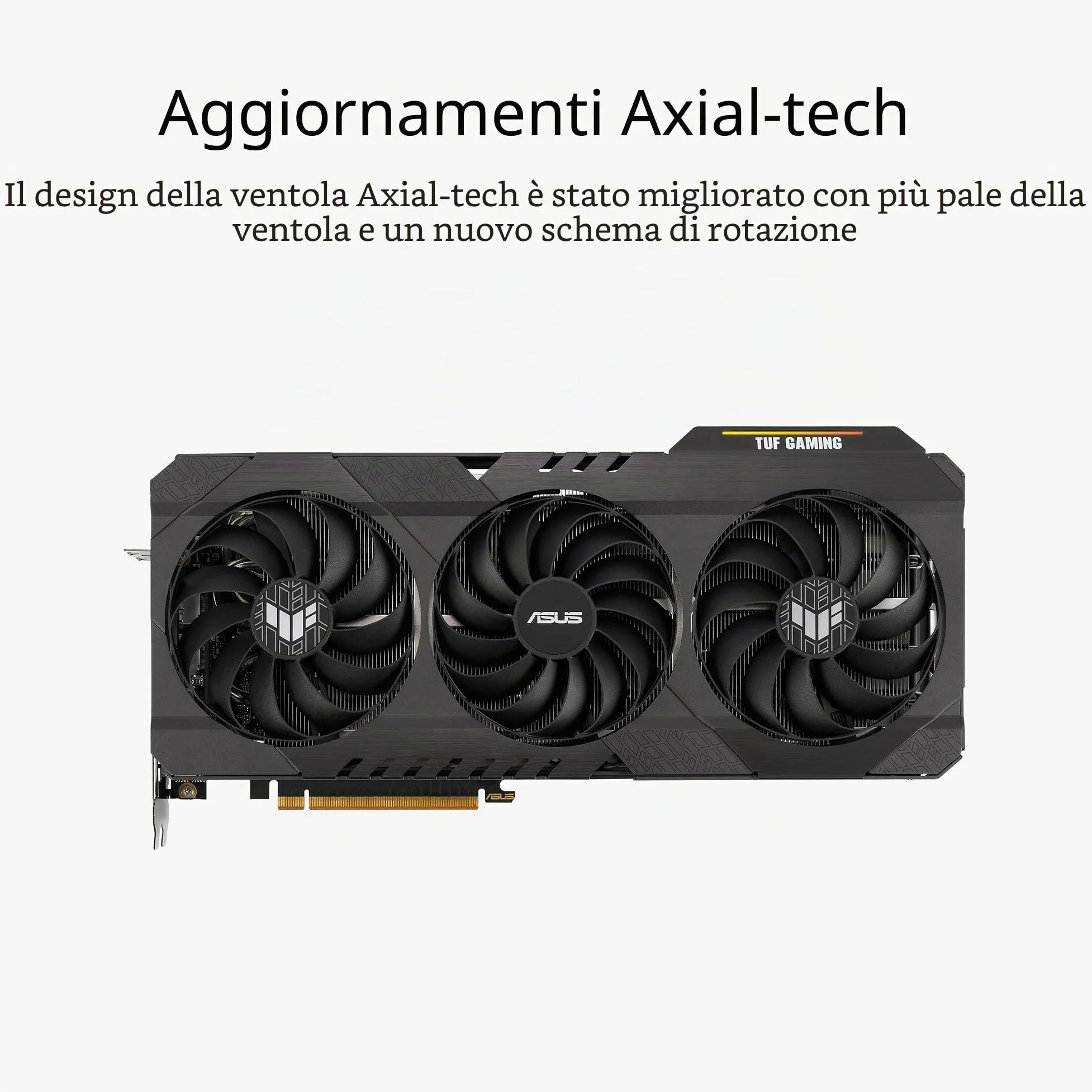 ASUS TUF Gaming AMD Radeon RX 6700 XT OC Edition Scheda Grafica, AMD RDNA 2, PCIe 4.0, 12GB GDDR6, HDMI 2.1, DisplayPort 1.4a, Ventole Axial Tech e Doppi Cuscinetti a Sfera, GPU Tweak II, Nero