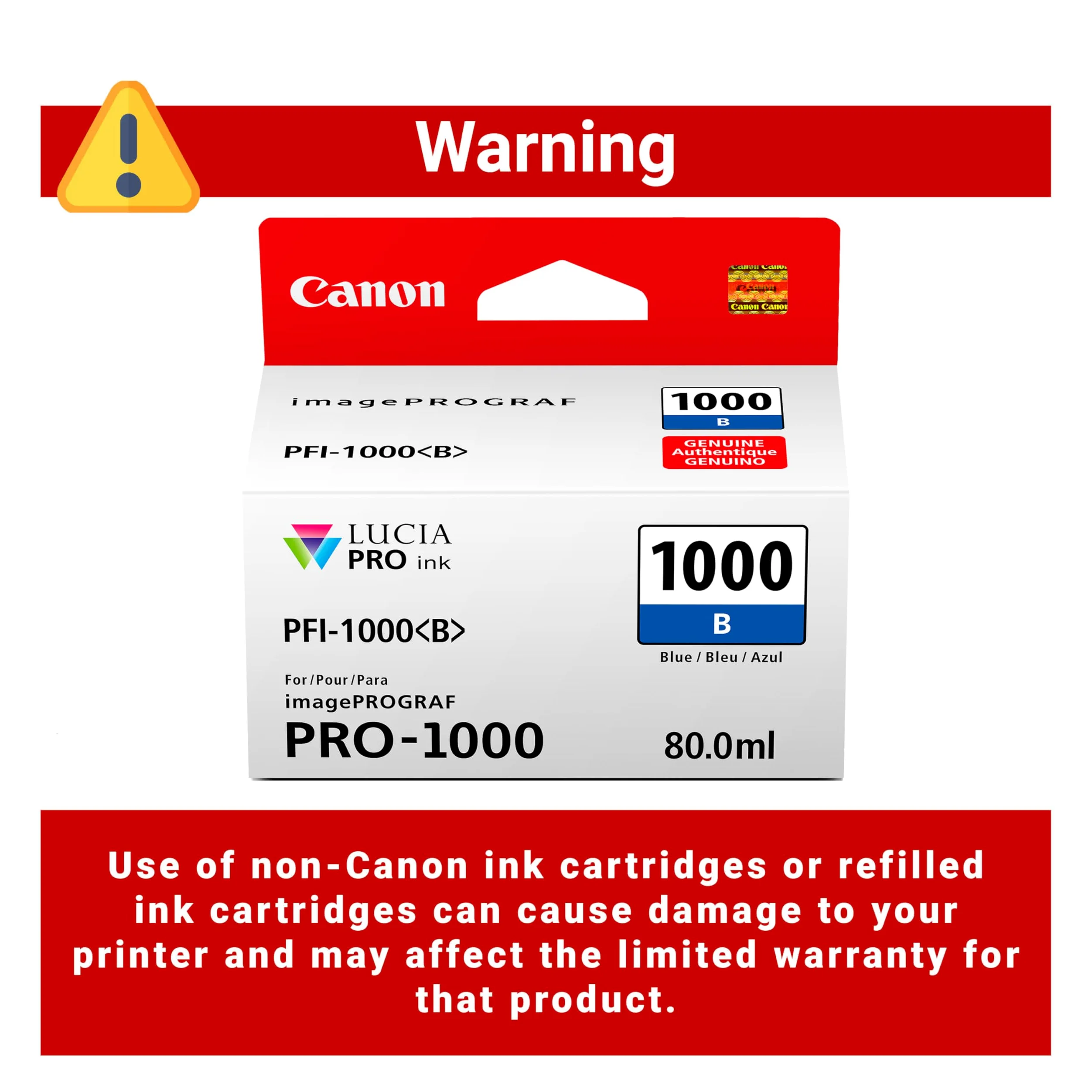Canon PFI-1000 cartuccia d'inchiostro Original Blu