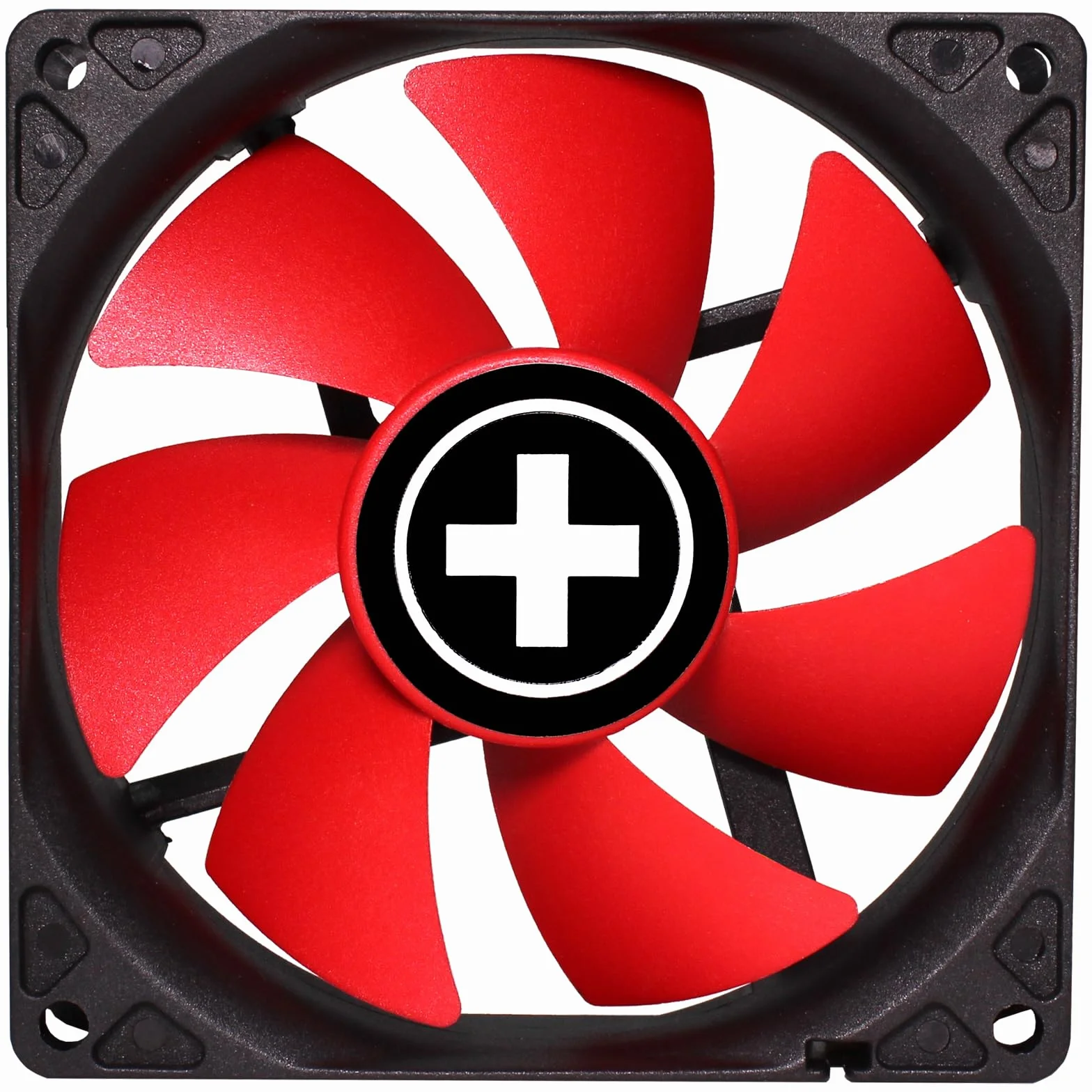 Xilence Ventola per case XPF92.R da 92 mm, 3 pin+4 pin, rosso/nero