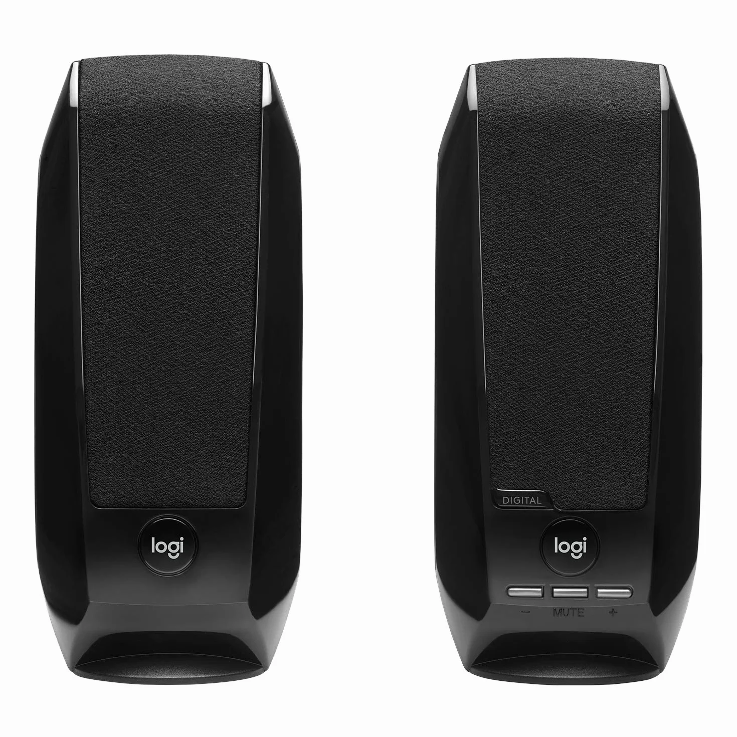 Logitech S150 2.0 Altoparlanti Stereo Digitali USB per PC e Laptop, Sistema Audio Plug and Play, Alimentazione USB, Controlli Volume e Mute Integrati, Design Compatto, Spina UE - Nero