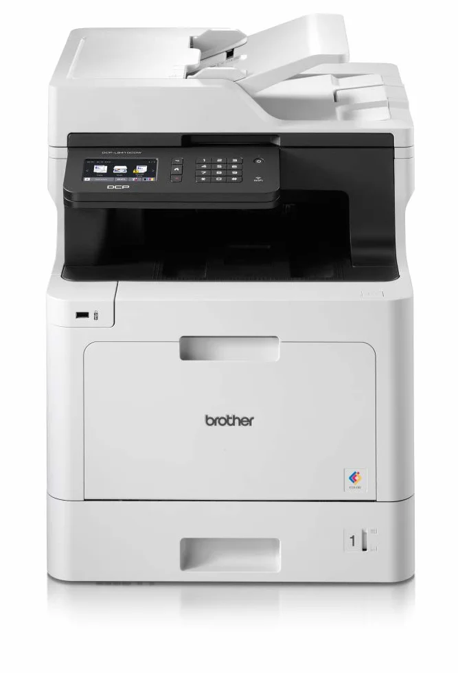 Brother DCPL8410CDW Multifunzione Laser a Colori 31 ppm Stampa Fronte/Retro Touchscreen 9,3 cm WiFi LAN USB ADF 50 Fogli