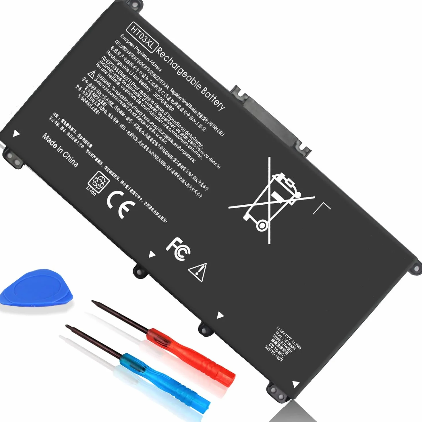 Batteria HT03XL L11119-855 per HP Pavilion 15-CS 15-DA 15-DB 15-DW 17-by 17-CA 14-CE 14-CF 14-DF 15-CS0073CL 15-CS0053CL 15-DA0014DX 15-DA0XXX L11421-2C2 L11421-422 HT03041XL HSTNN-UB7J HSTNN-DB8R
