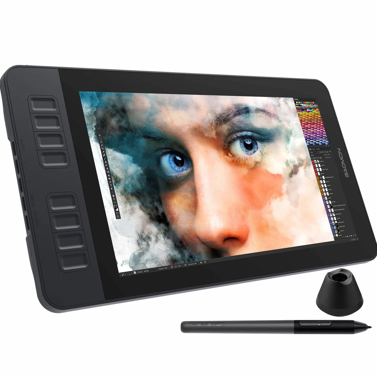 GAOMON PD1161 11,6 Pollici Tavoletta Grafica con Schermo, 8 Tasti di Rapida e Stilo Senza Batteria con 8192 Livelli, per Disegno Digitale e Fotoritocco, Compatibile con Windows e Mac e Linux