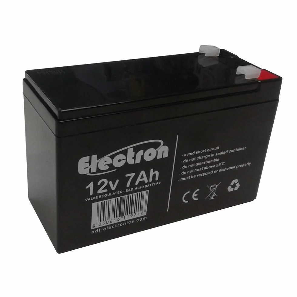 Batteria al Piombo Ricaricabile 12V 7Ah 20hr per Allarmi UPS Emergenza