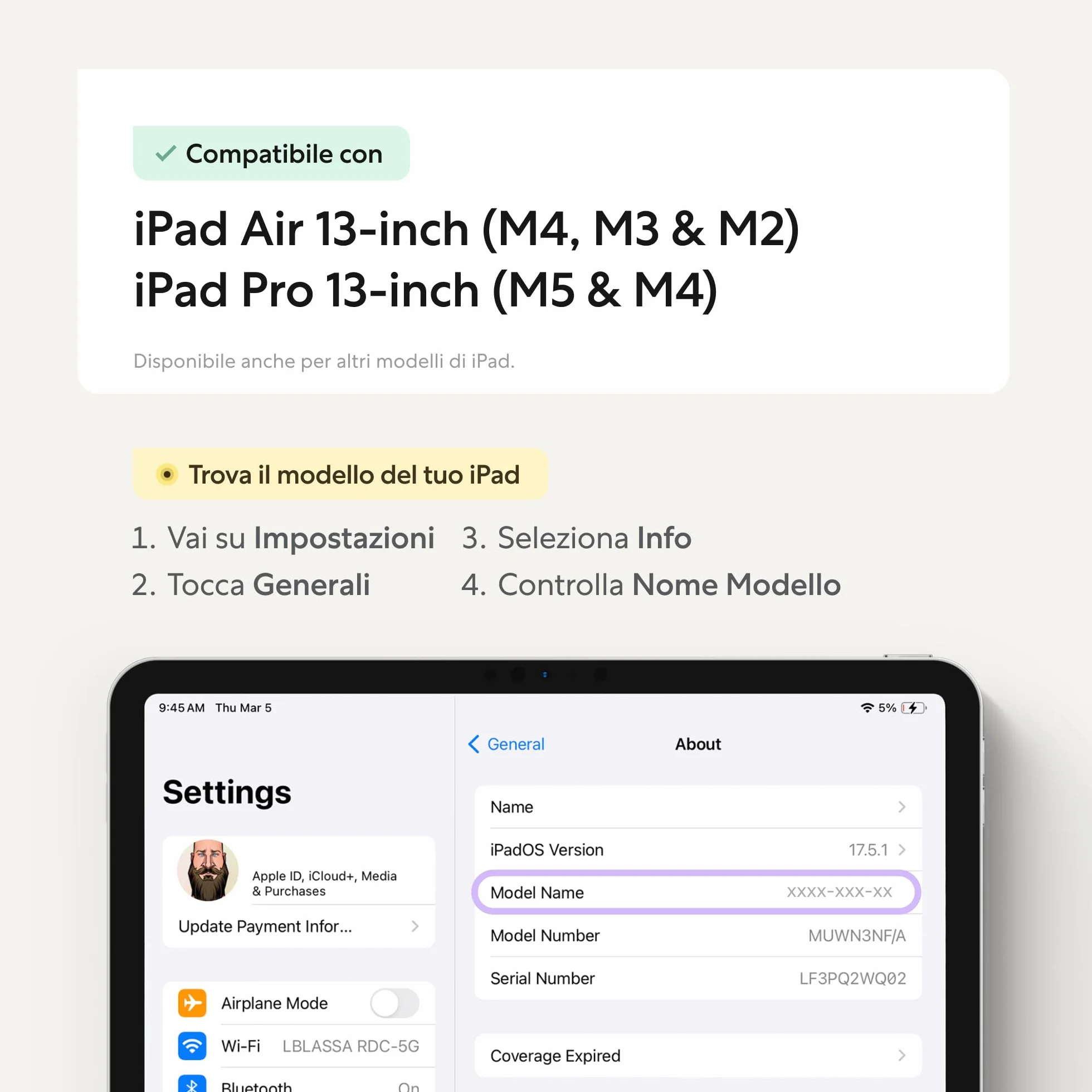 Paperlike® 3 Proteggi Schermo per iPad Air 13 pollici M4 M3 M2 & iPad Pro 13 pollici M5 M4 – Vera Sensazione Carta, Installazione Anti-bolle, Protegge Punta Pencil