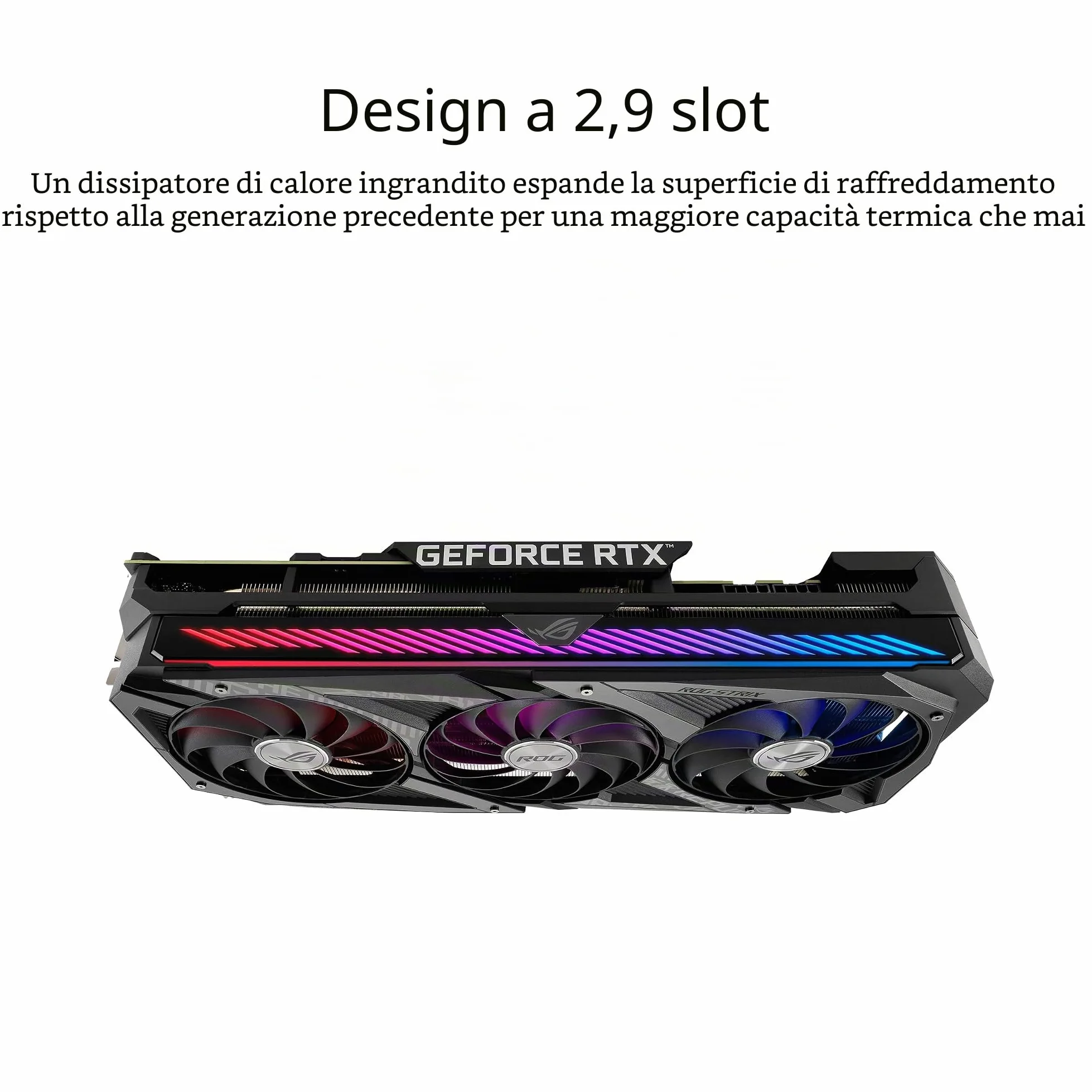ASUS ROG Strix RTX 3070 V2 Scheda Grafica, 8 GB GDDR6, PCIe 4.0, HDMI 2.1, DisplayPort 1.4a, PSU Consigliata 750W, Illuminazione RGB, GPU Tweak II, Ventole Axial Tech, GPU Tweak II, LHR, Nero