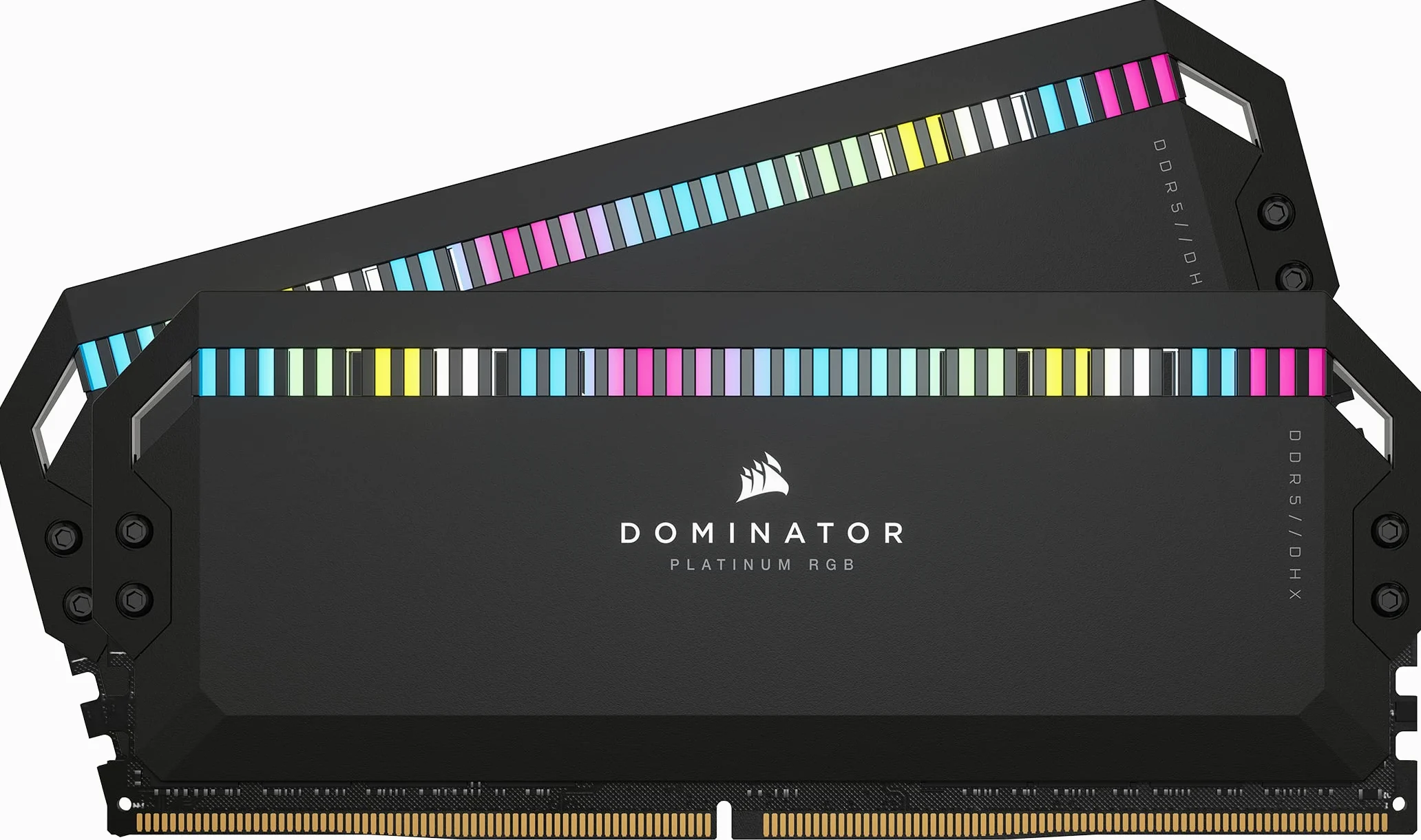 CORSAIR DOMINATOR PLATINUM RGB DDR5 RAM 32GB (2x16GB) 6000MHz CL36 Intel XMP Compatibile ICUE Memoria Per Computer - Nero (CMT32GX5M2X6000C36)