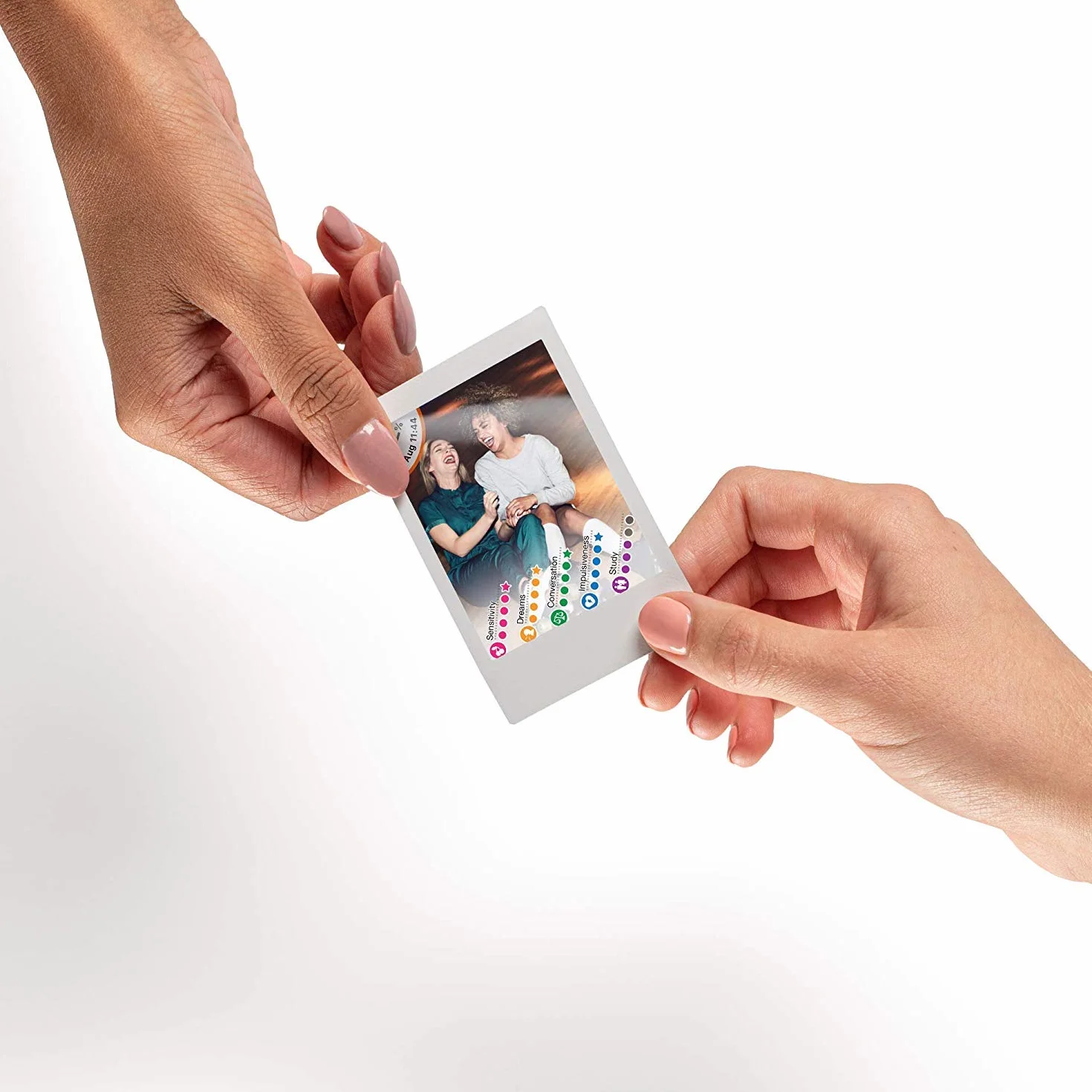 instax mini Link, Stampante Fotografica a Sviluppo Istantaneo per Smartphone, mini Link, Bianco (Ash White)