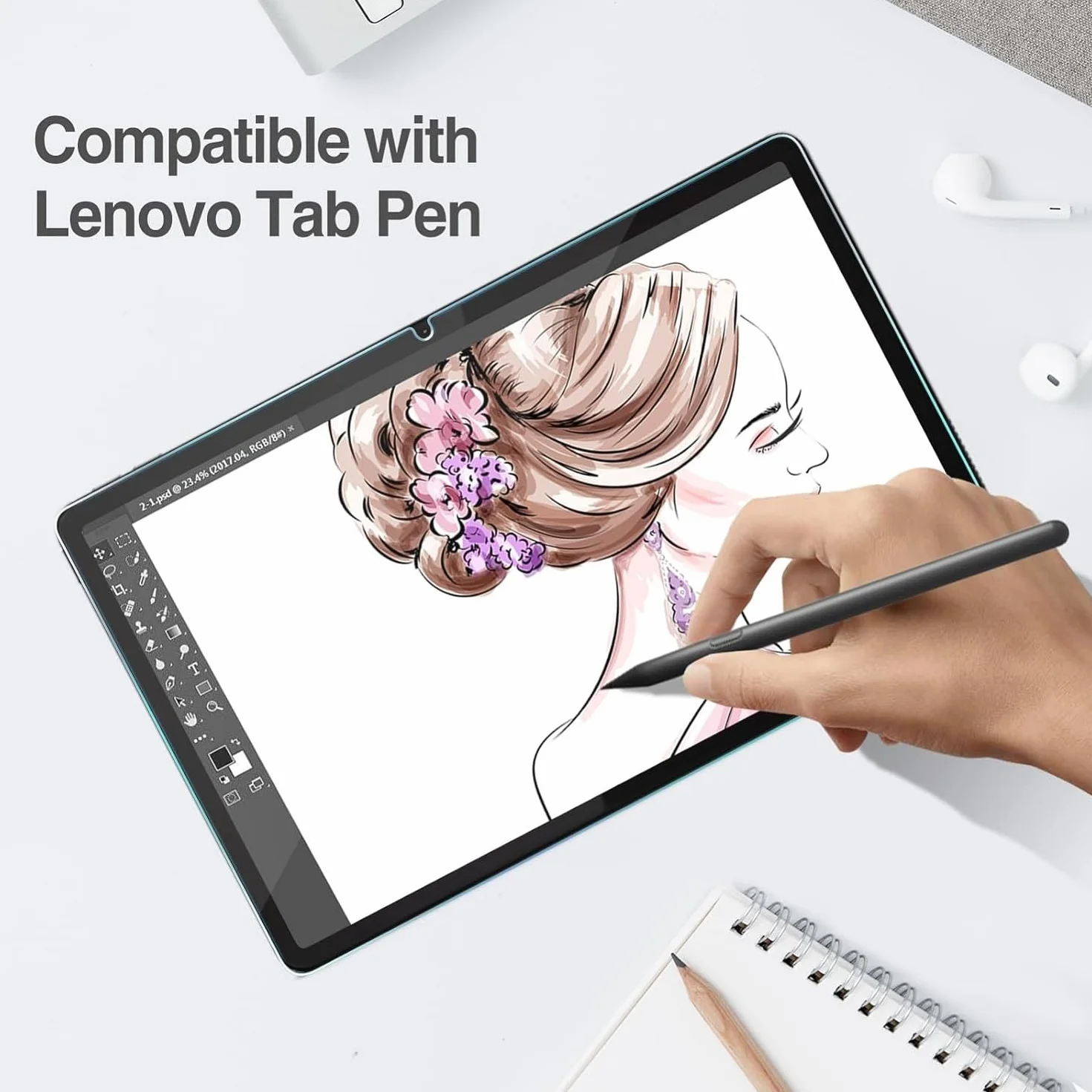 ProCase Vetro Temperato per Lenovo Idea Tab 11 Pollici Tablet 2025/Lenovo Tab M11/K11 2024, Durezza 9H, 2 Pezzi