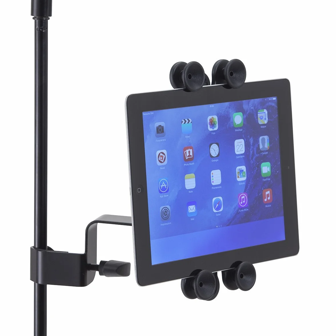 Soundsation Tabstand-200 Supporto Universale Per Tablet iPad Aggancio Asta Microfono Leggio