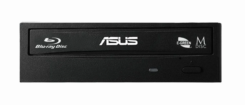 Asus BW-16D1H Masterizzatore Interno Blue Ray, velocità di scrittura 16X, Supporto M-Disc (Versione senza Scatola)