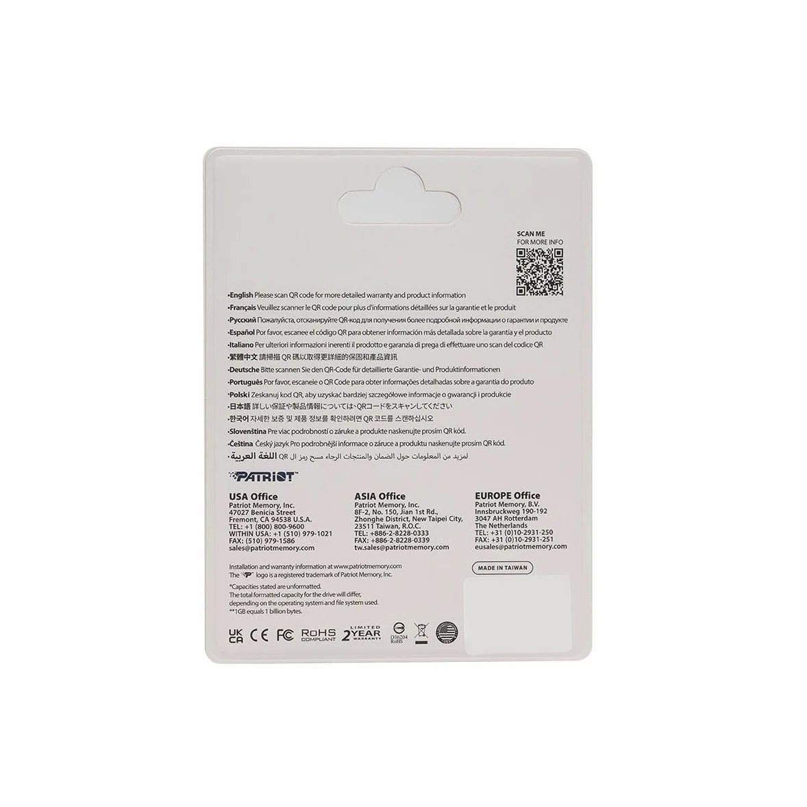 Patriot XPORTER X550 1TB USB 3.2 Gen 1 Type-A+C Flash Drive - Thumb Drive - Pen Drive - PS1TX550AAD