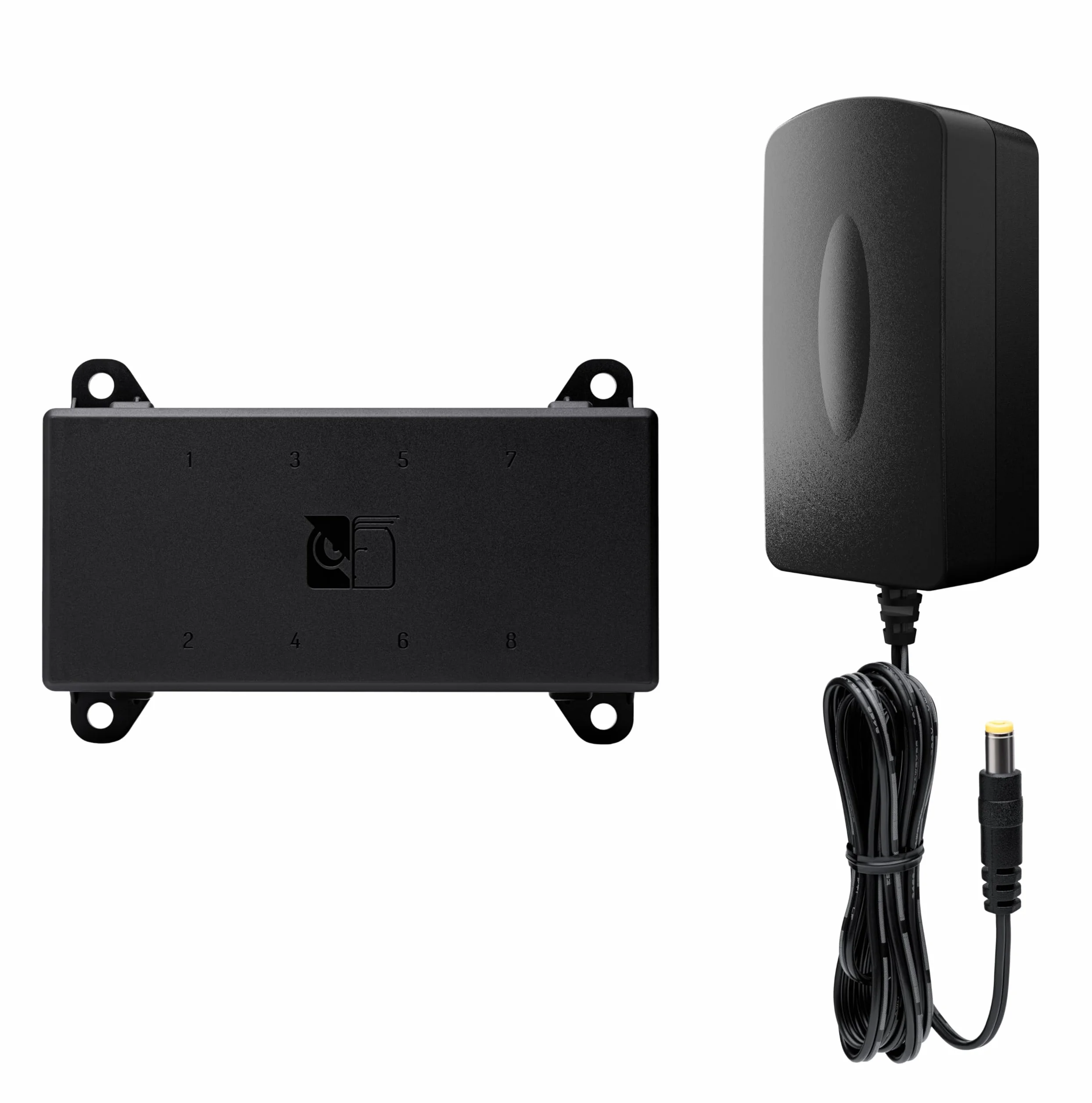 Noctua NV-SPH1, Set Hub per Ventole con Alimentatore NV-PS1 da 230/115 V CA a 12 V CC e NV-FH2, Scheda Splitter per Ventole a 8 Vie, per Alimentare Dalla Rete Elettrica Ventole per PC da 12 V (Nero)