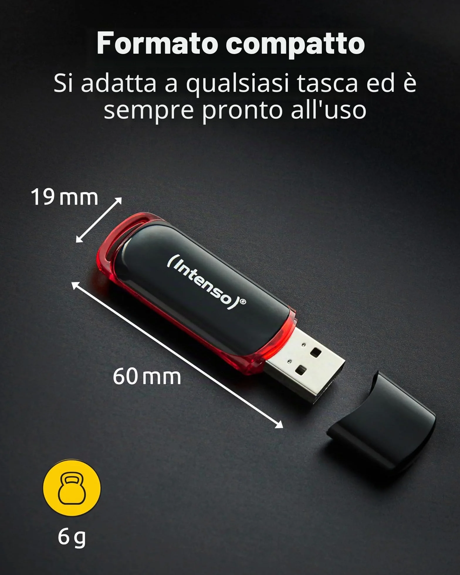 Intenso Business Line Flash Drive 16 GB USB 2.0 Black/Red