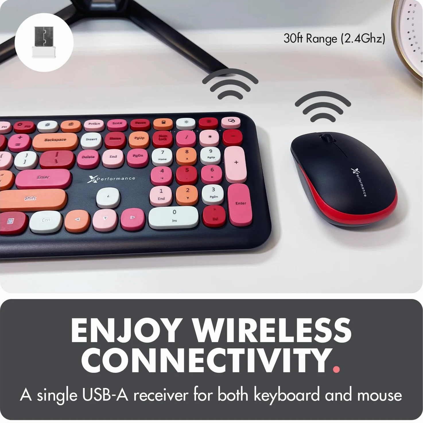 BIIOONES Mouse USB Cablato, 1000 DPI, Mouse Ambidestro, Compatibile con PC/Mac/Laptop-413