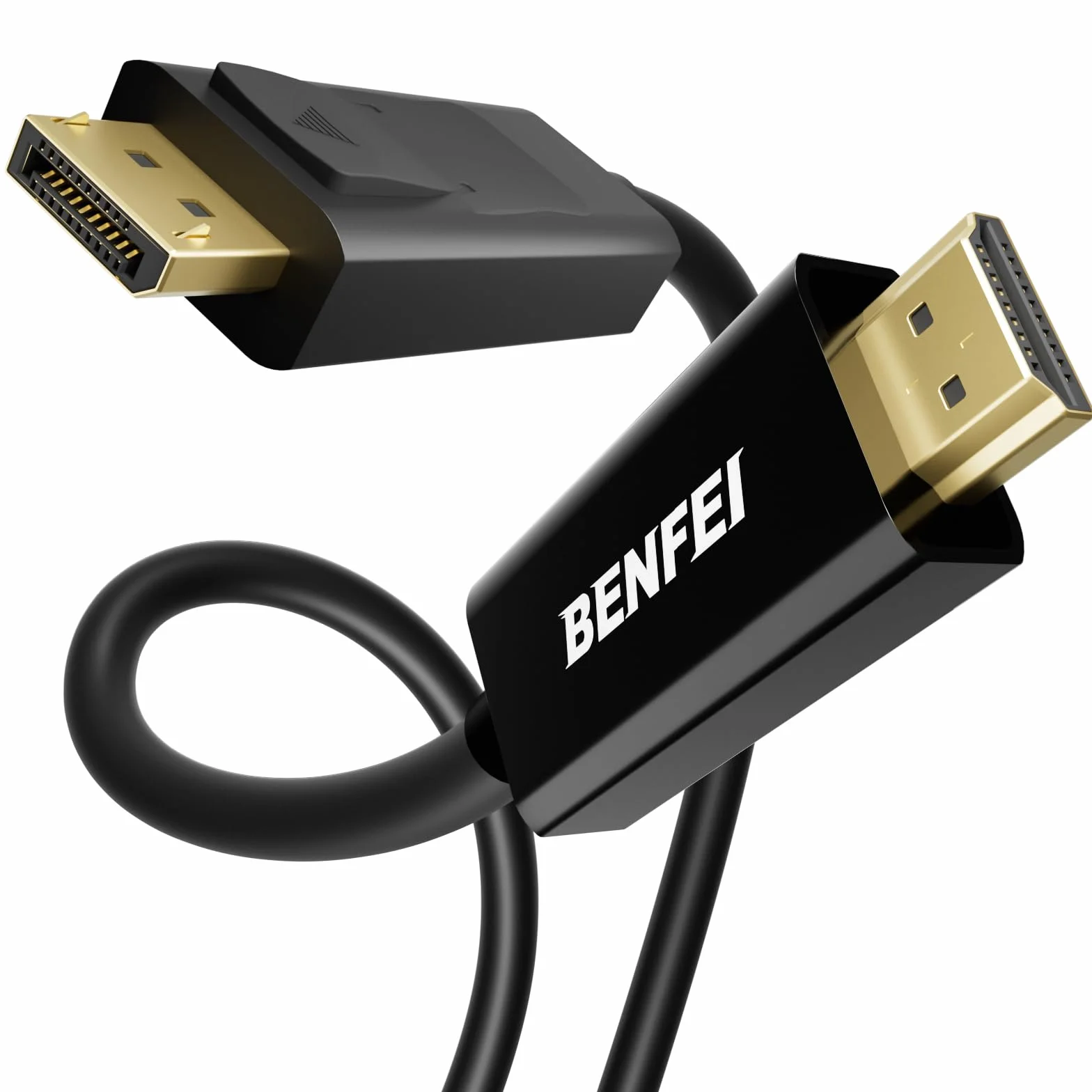 BENFEI Cavo DisplayPort a HDMI 4K 3M,Unidirezionale DisplayPort Computer a HDMI Monitor,DP 1.2 a HDMI 1.4 compatibile con HP ThinkPad AMD NVIDIA desktop