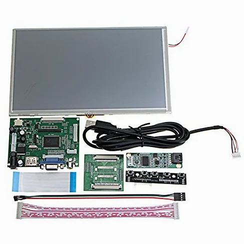 Touch Screen Lcd 1024X600 Da 9 Pollici + Scheda Driver Hdmi/Vga Per Raspberry Pi